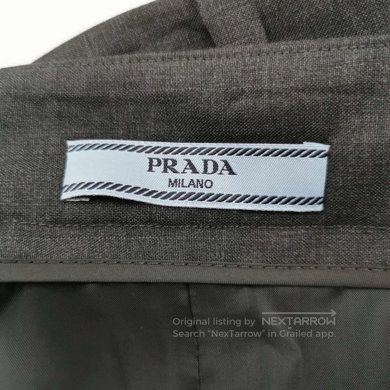 Prada Prada Wool Solid Midi Skirt Size 38 . Size 37" - 4 Thumbnail