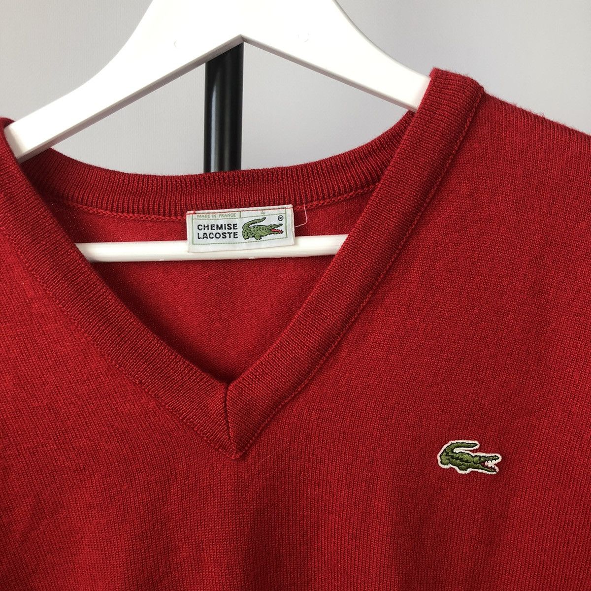 Lacoste × Vintage Vintage 90s Lacoste Sweater OLD MONEY STYLE Size S / US 4 / IT 40 - 2 Thumbnail