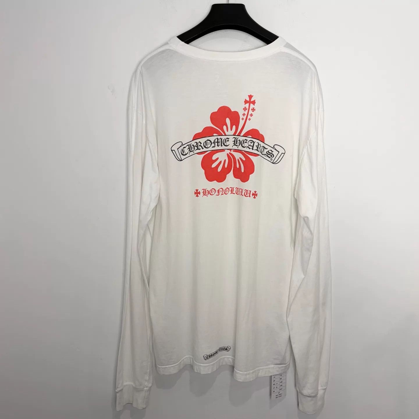 Chrome Hearts Chrome Hearts White Long Sleeve Hawaii Limited XL Size US XL / EU 56 / 4 - 2 Thumbnail