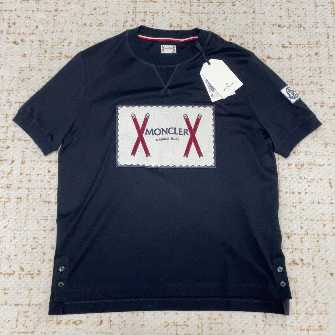 Moncler Gamme Bleu Moncler GAMME BLEU Thom Browne Short Sleeve T-Shirt Size US M / EU 48-50 / 2 - 1 Thumbnail