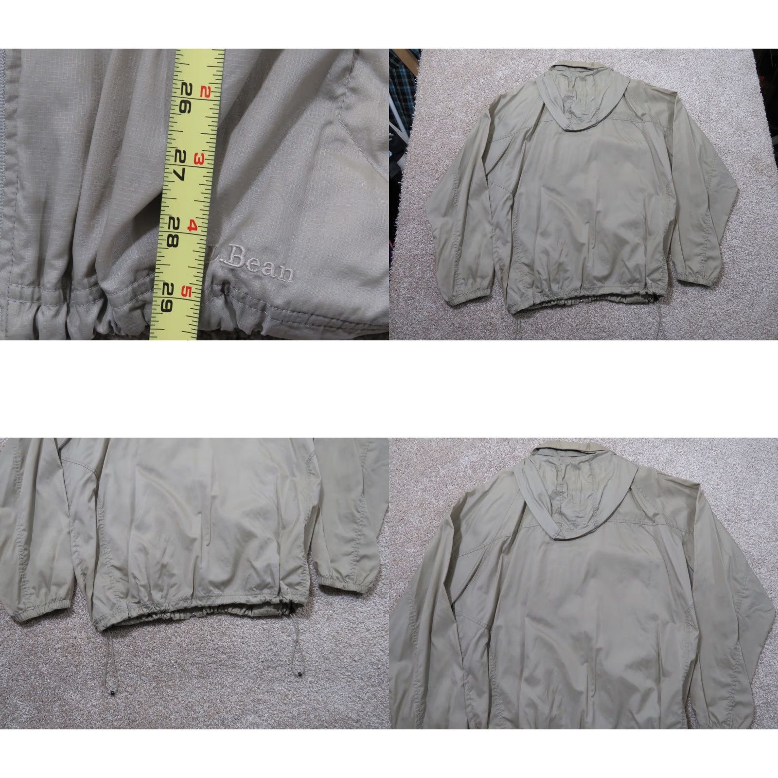 Vintage VINTAGE L.L. Bean Jacket Men 2XL Windbreaker Lightweigth Pockets Full Zip Tan Brown 80s 90s Mens Size US XXL / EU 58 / 5 - 8 Thumbnail