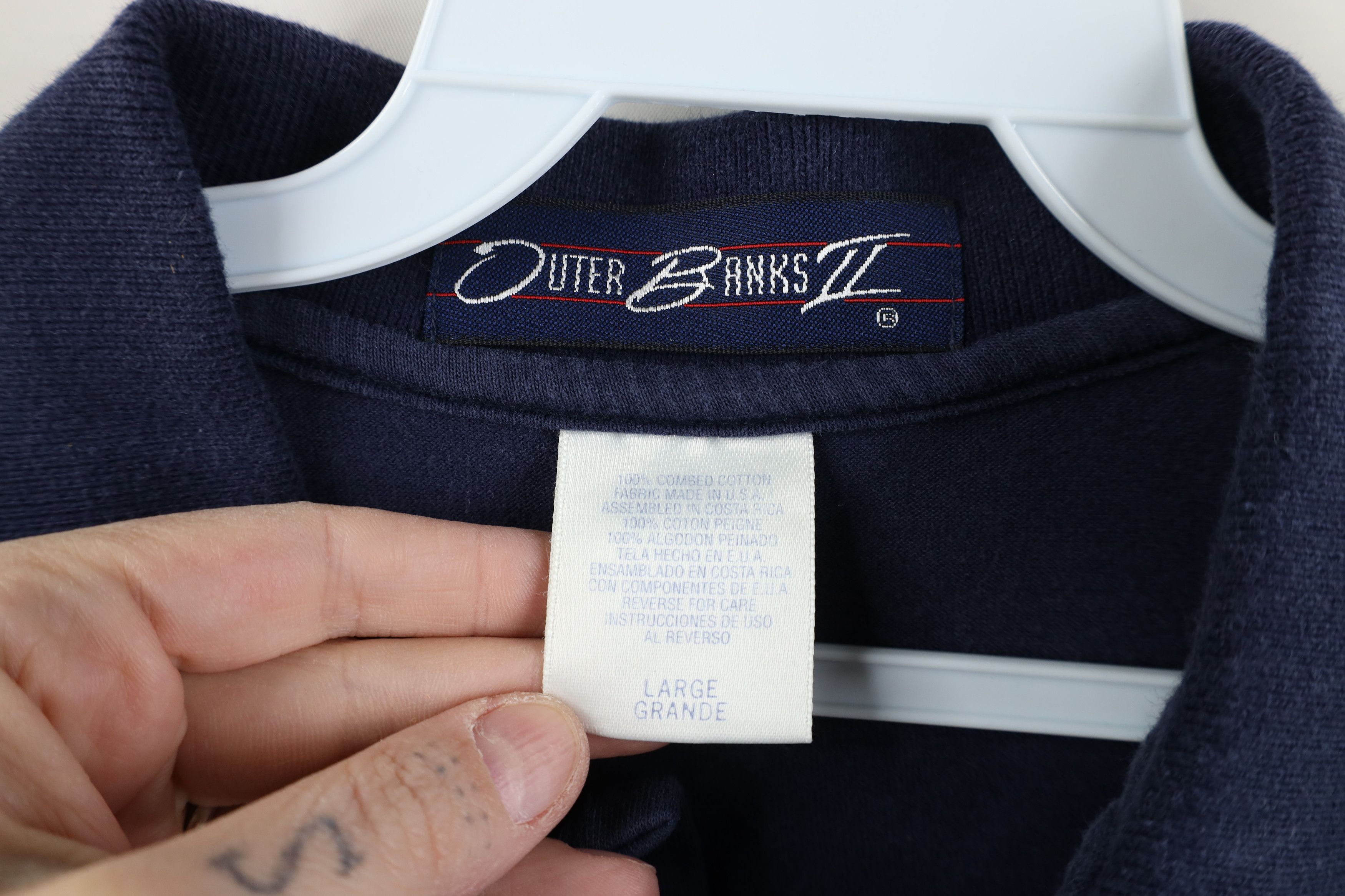 Vintage Vintage 90s I'm Behind the Irish Notre Dame University Polo Size US L / EU 52-54 / 3 - 6 Thumbnail