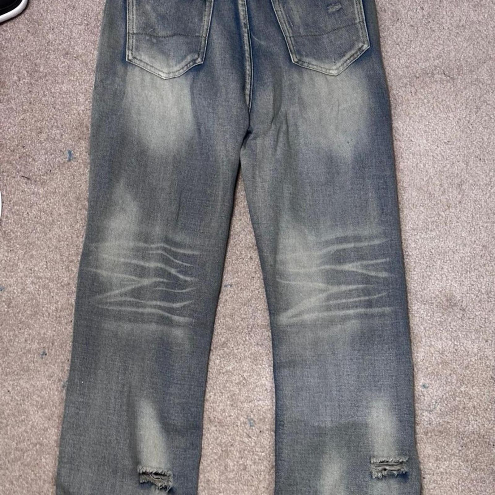 Other Distressed denim blue jeans Size US 30 / EU 46 - 3 Thumbnail