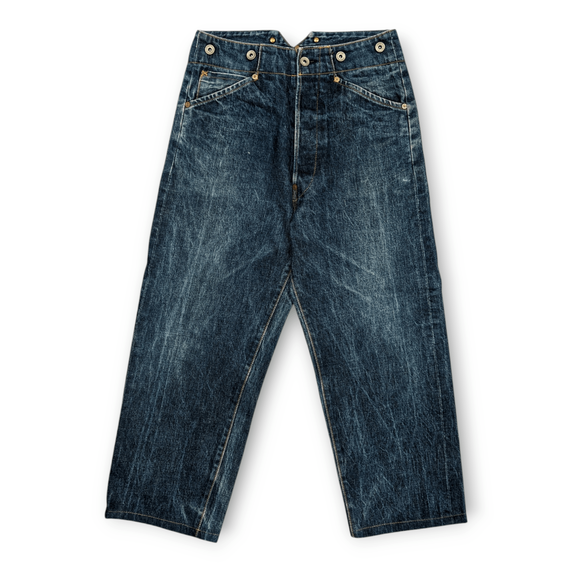 VINTAGE Evis (Before Evisu) Buckle Back Selvedge Jeans