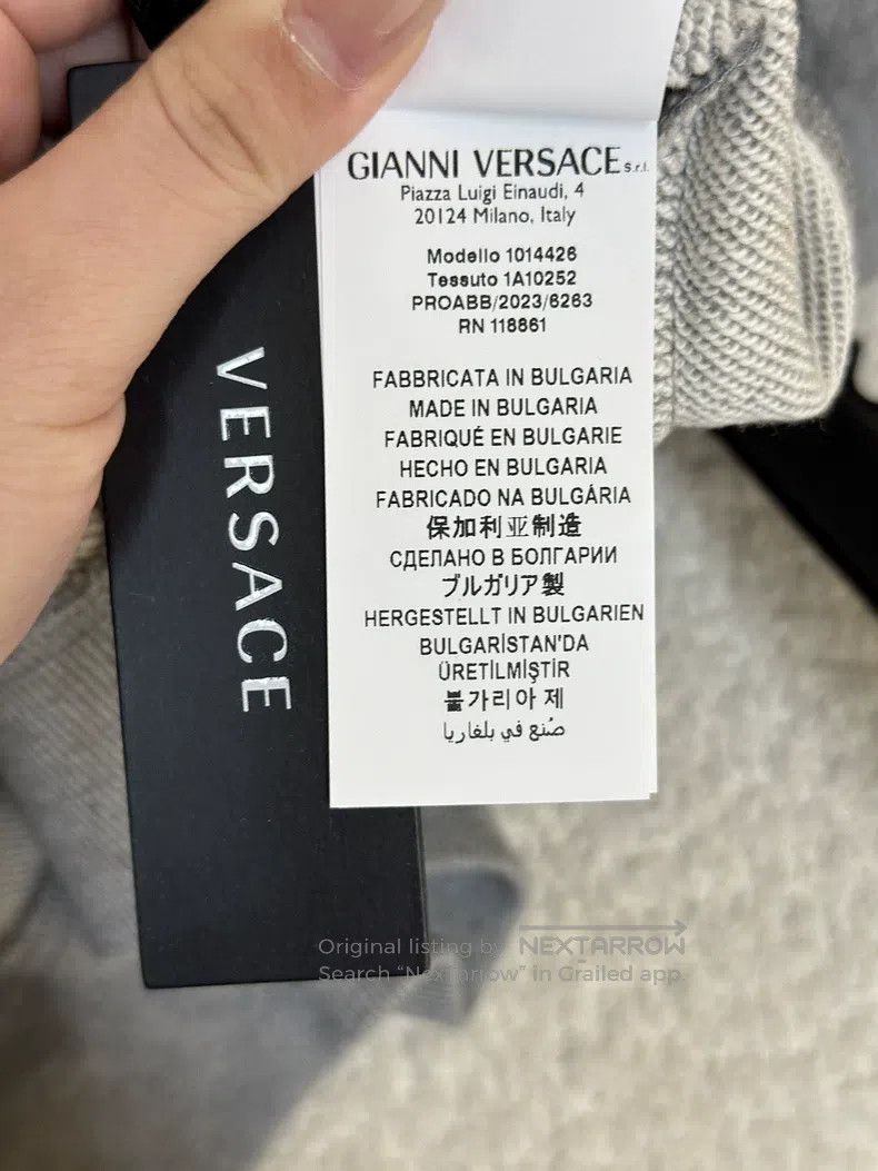 Versace Versace Men's crew neck gray casual sweatshirt Size US L / EU 52-54 / 3 - 6 Thumbnail