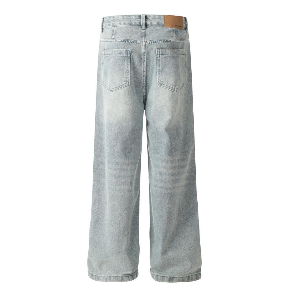 Japanese Brand × Jean Men's hip-hop trendy loose heavy washed jeans Size US 32 / EU 48 - 3 Thumbnail