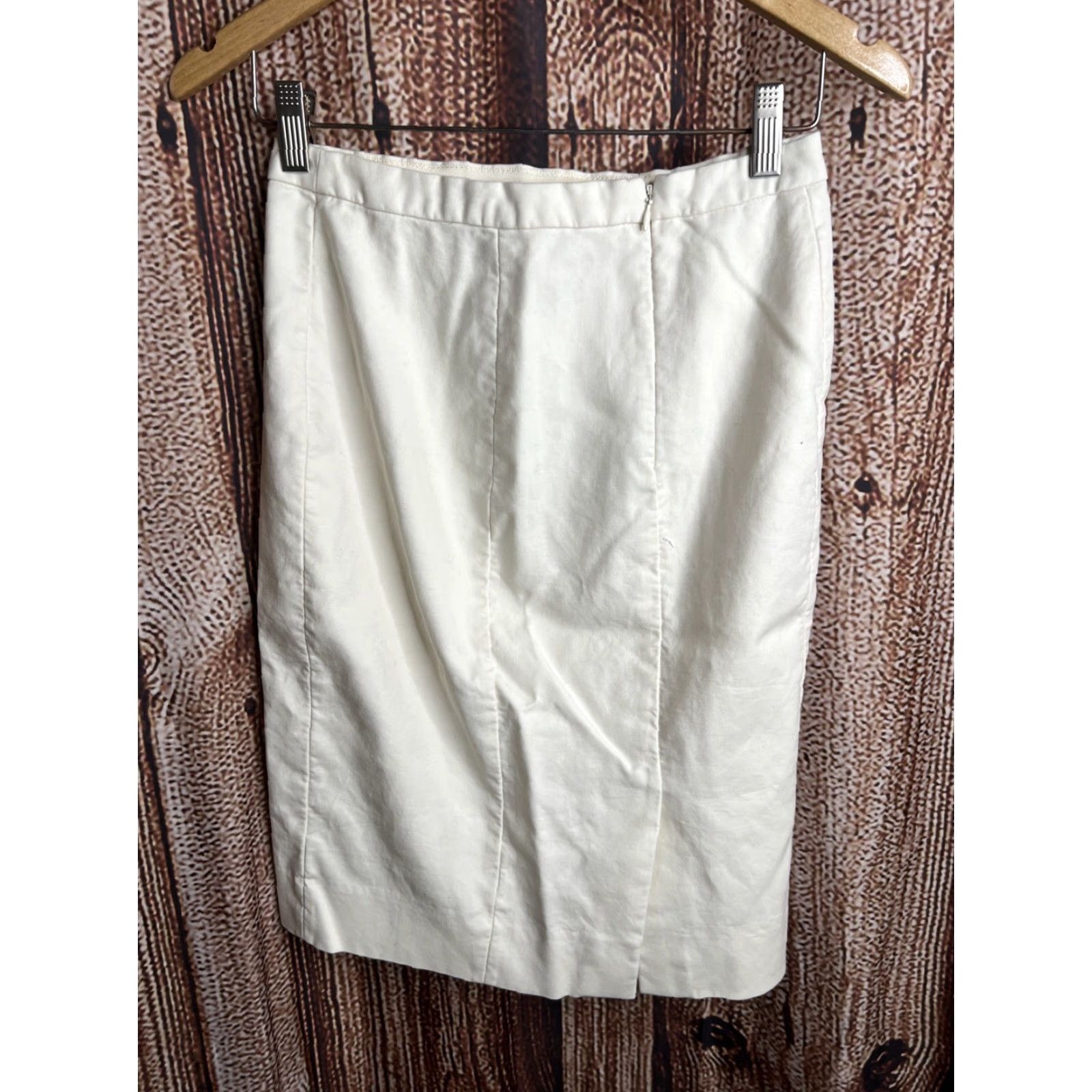 J.Crew VINTAGE J.Crew Skirt Beige 00 Pencil Knee Length Women Career Business Casual Womens? Size 24" / US 00 / IT 34 - 4 Thumbnail