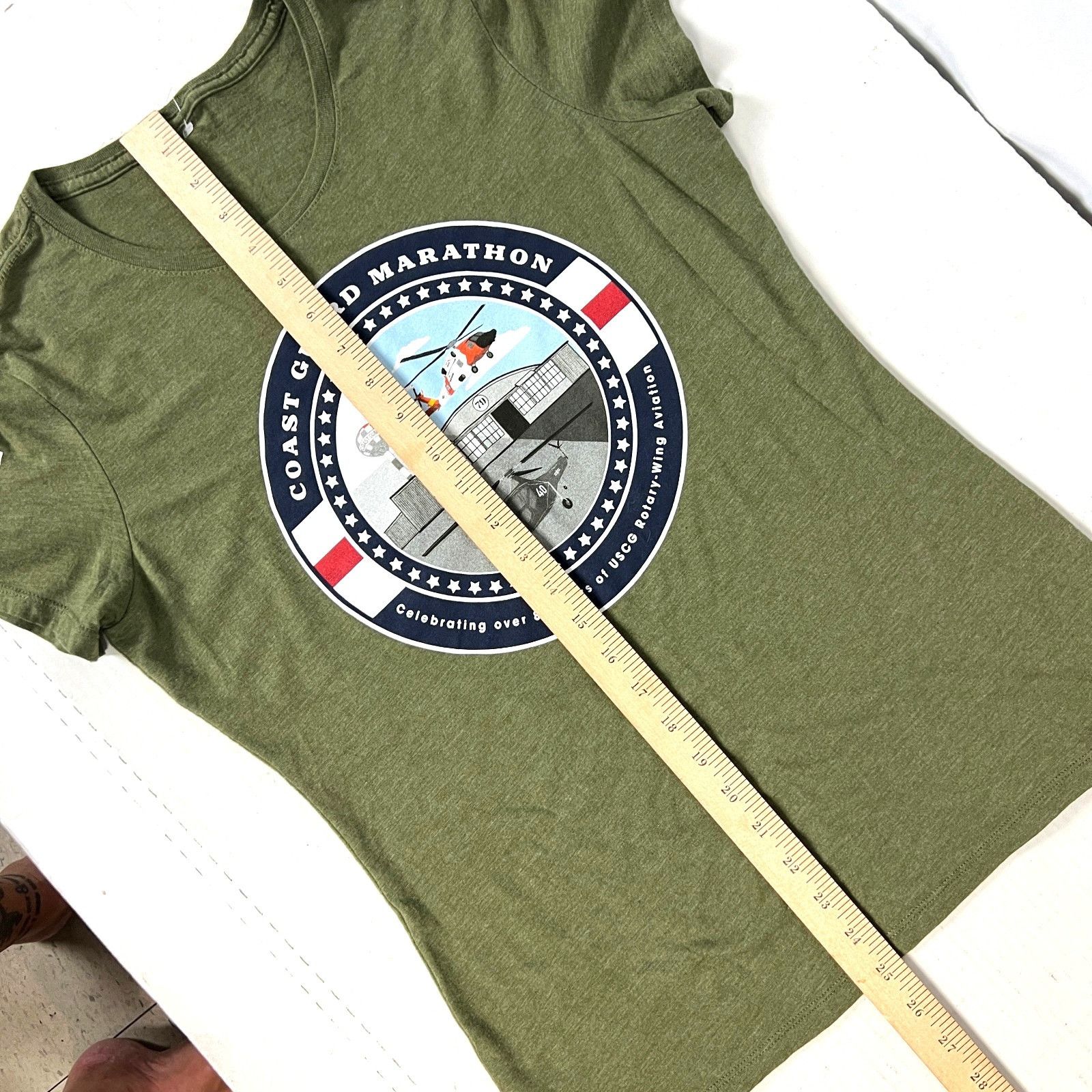 Other USCG Coast Guard 5K Marathon Womens T-Shirt size M/L 37x25 Size L / US 10 / IT 46 - 7 Thumbnail