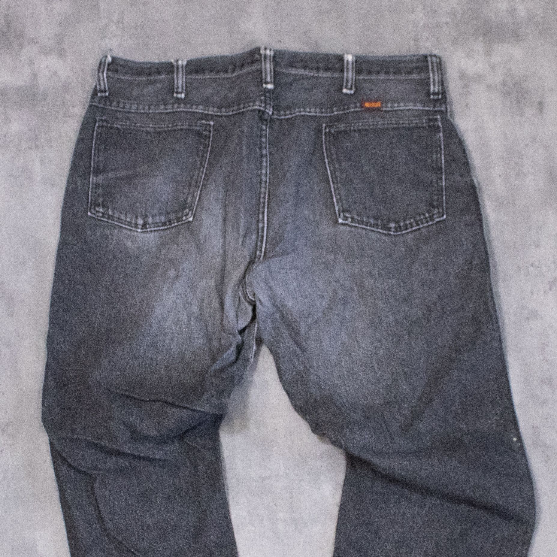 Rustler × Vintage Y2K 2000’s Rustler Faded Black Straight Legged Denim Pants Size US 35 - 12 Thumbnail