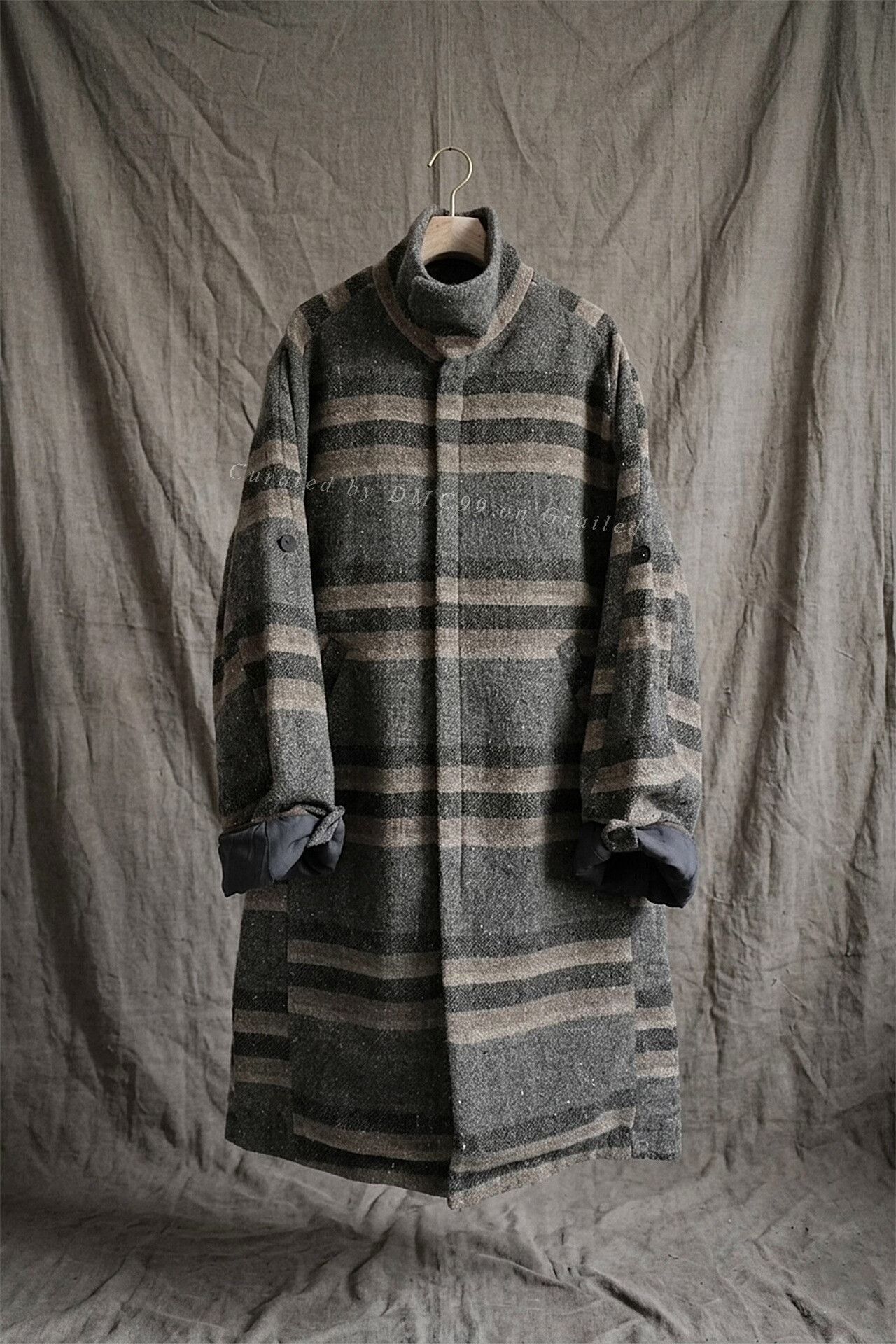 Devoa High Neck Wool Coat | Grailed