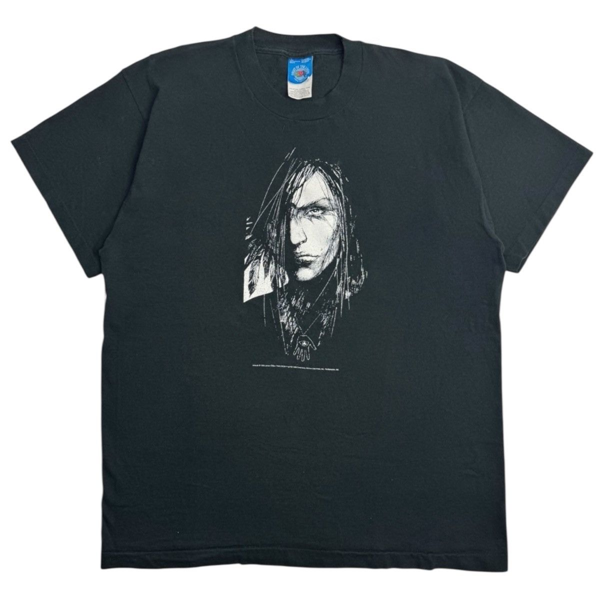 Vintage 1996 The Crow Comic Book Gothic Emo Edgy T-Shirt Size US L / EU 52-54 / 3 - 1 Thumbnail