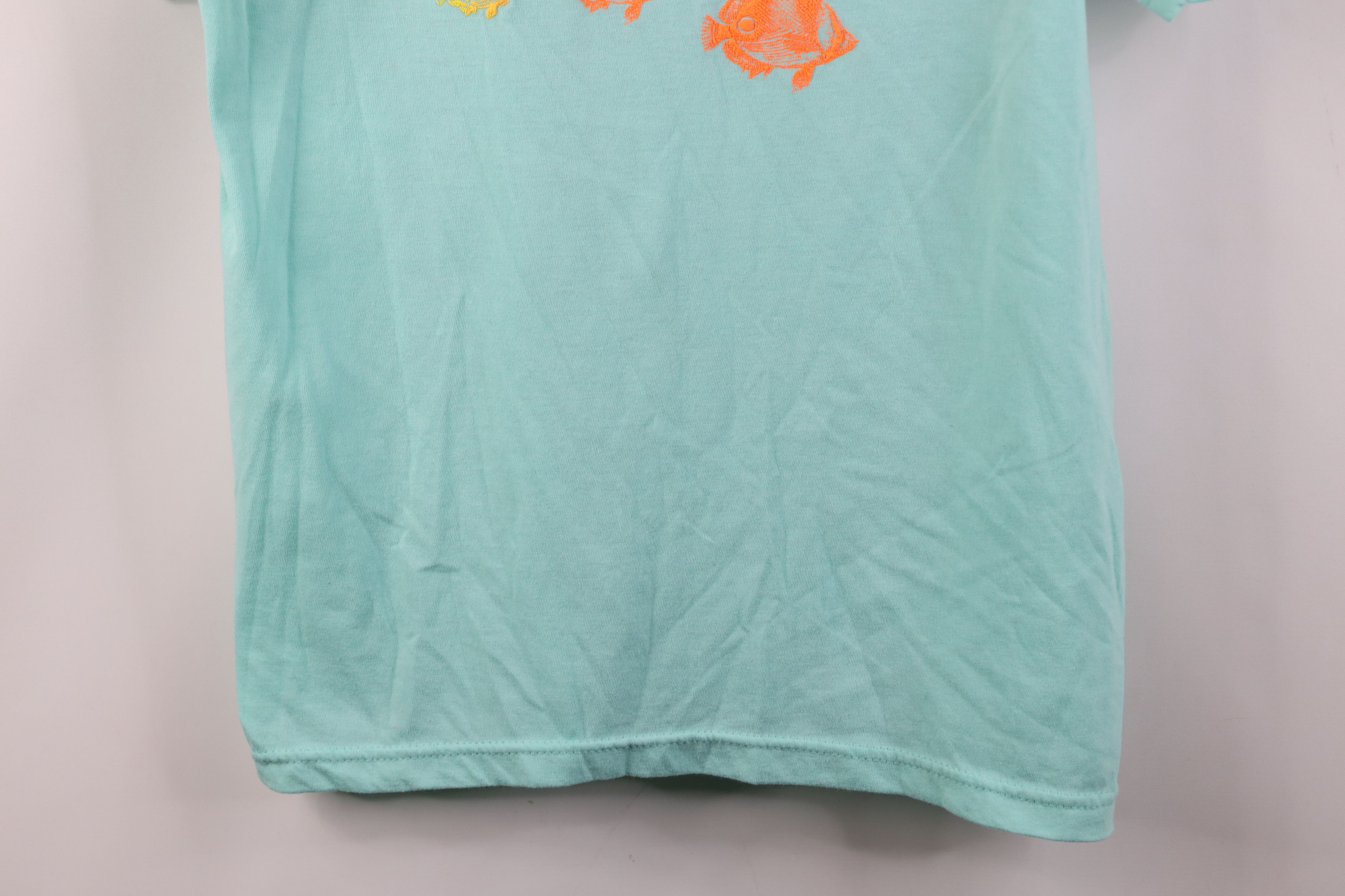 Vintage Vintage 90s Streetwear Puff Paint Fish Florida T-Shirt USA Size L / US 10 / IT 46 - 3 Thumbnail