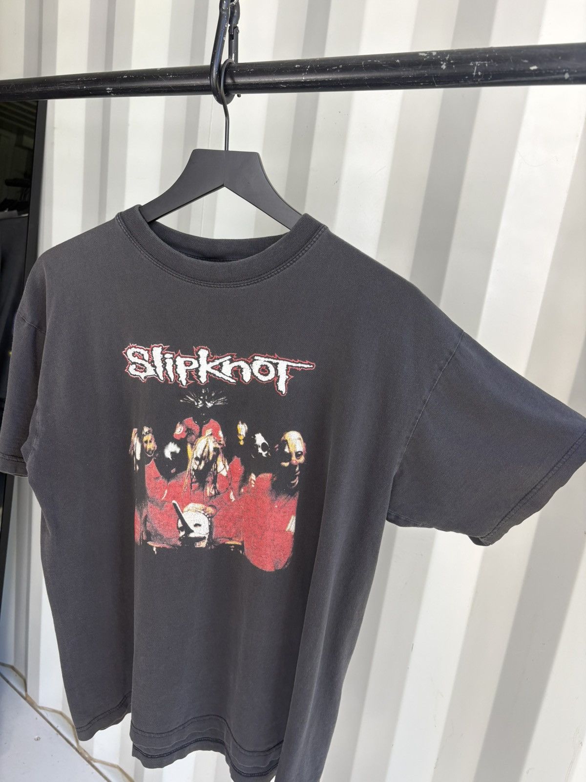 Band Tees Vintage Slipknot Shirt Faded Distressed Shirt GRUNGE Band Size US M / EU 48-50 / 2 - 2 Thumbnail