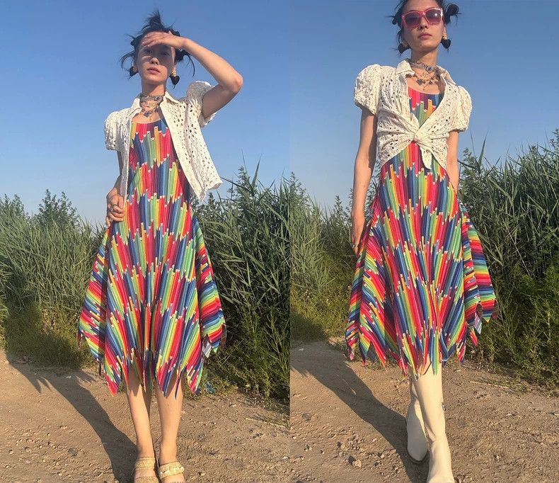 Issey Miyake Issey Miyake size:2 White pencil dress Size XS / US 0-2 / IT 36-38 - 6 Thumbnail