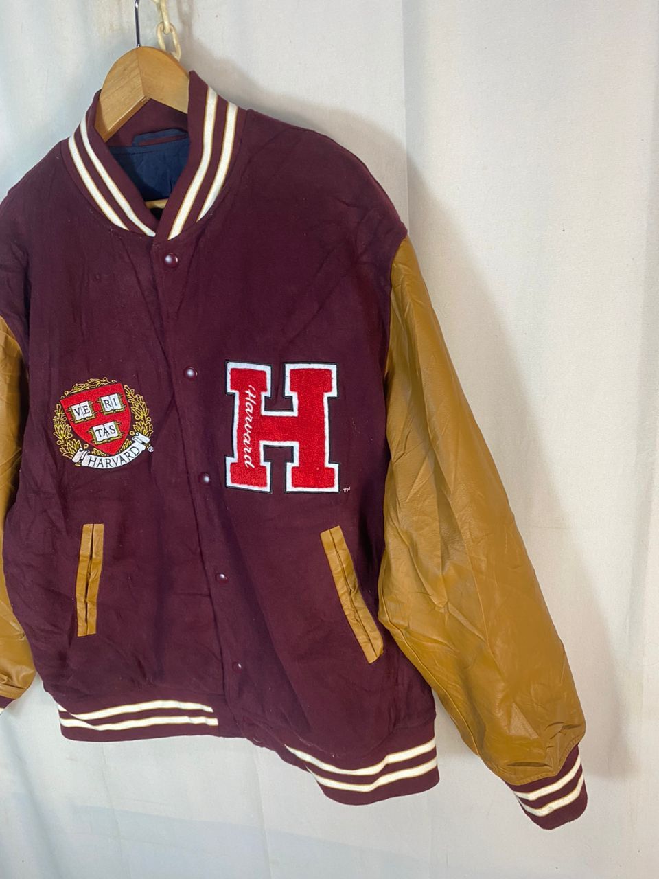 Other Harvard university embroidered logo varsity jacket Size US XL / EU 56 / 4 - 8 Thumbnail
