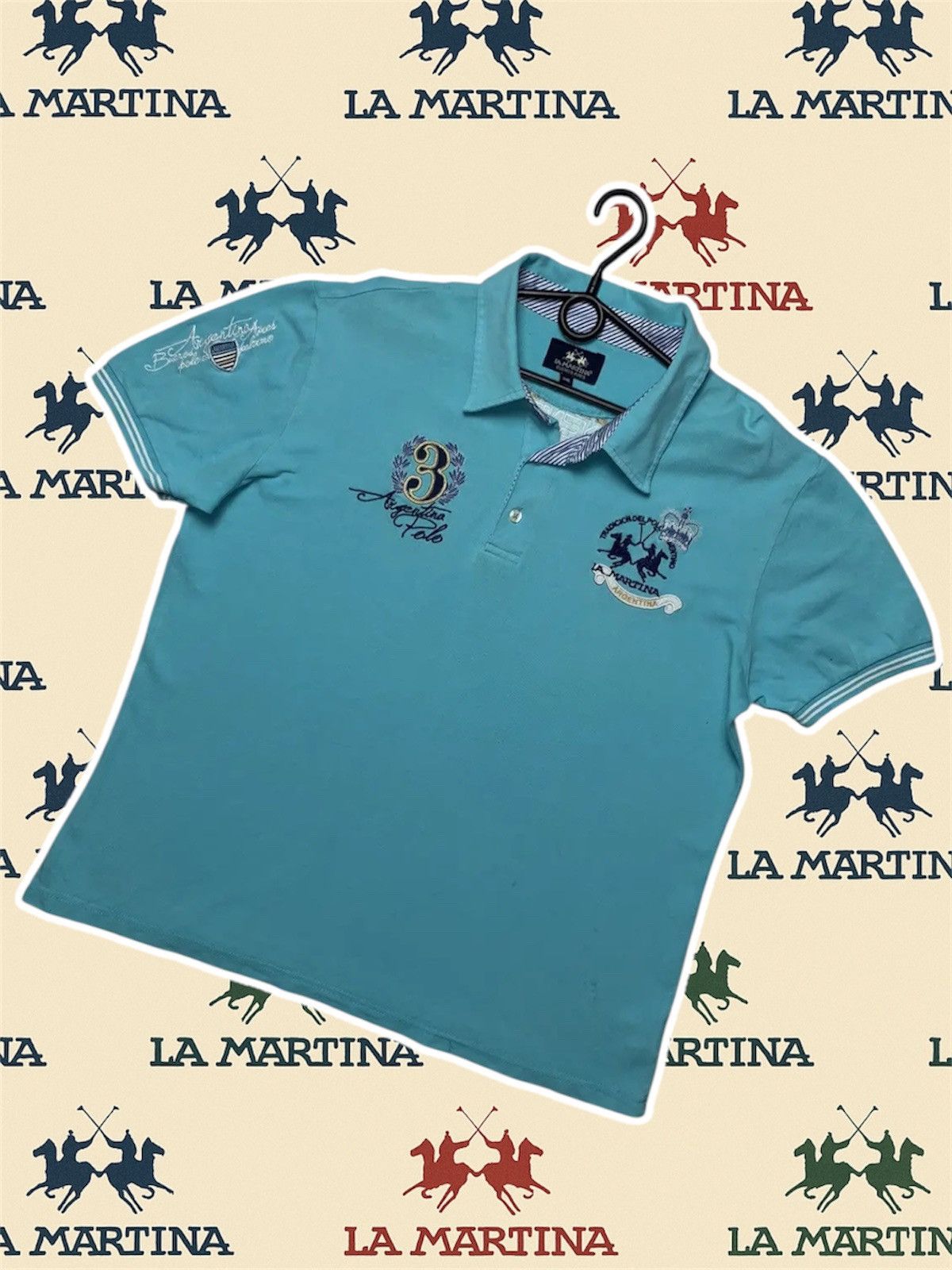 La Martina Vintage Argentina La Martina soccer polo champions world Size US XXL / EU 58 / 5 - 1 Thumbnail
