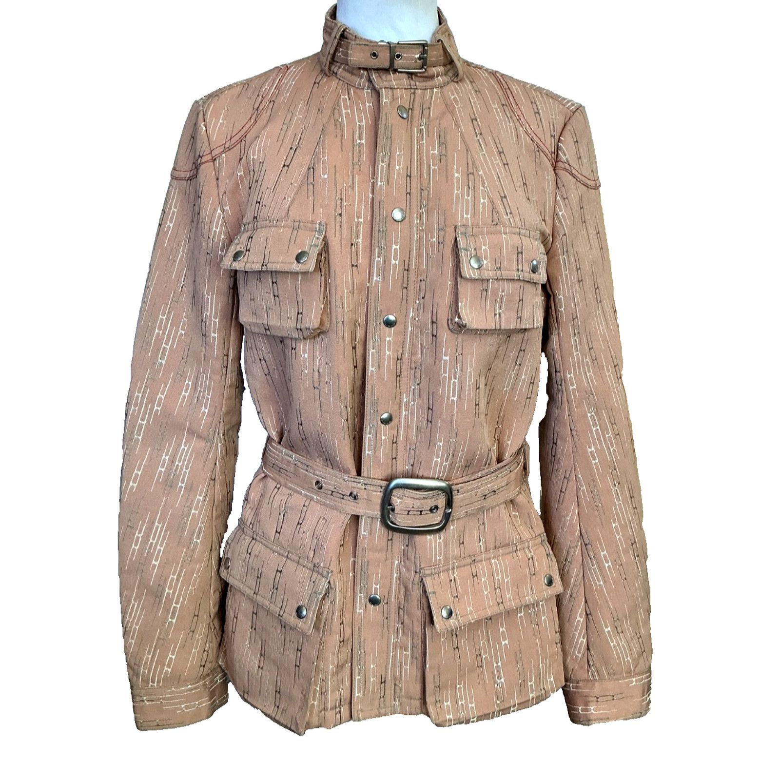 Other CUSTO ONE PEACH METALLIC EMBROIDERED SNAP & ZIP FRONT JACKET Size M / US 6-8 / IT 42-44 - 1 Thumbnail