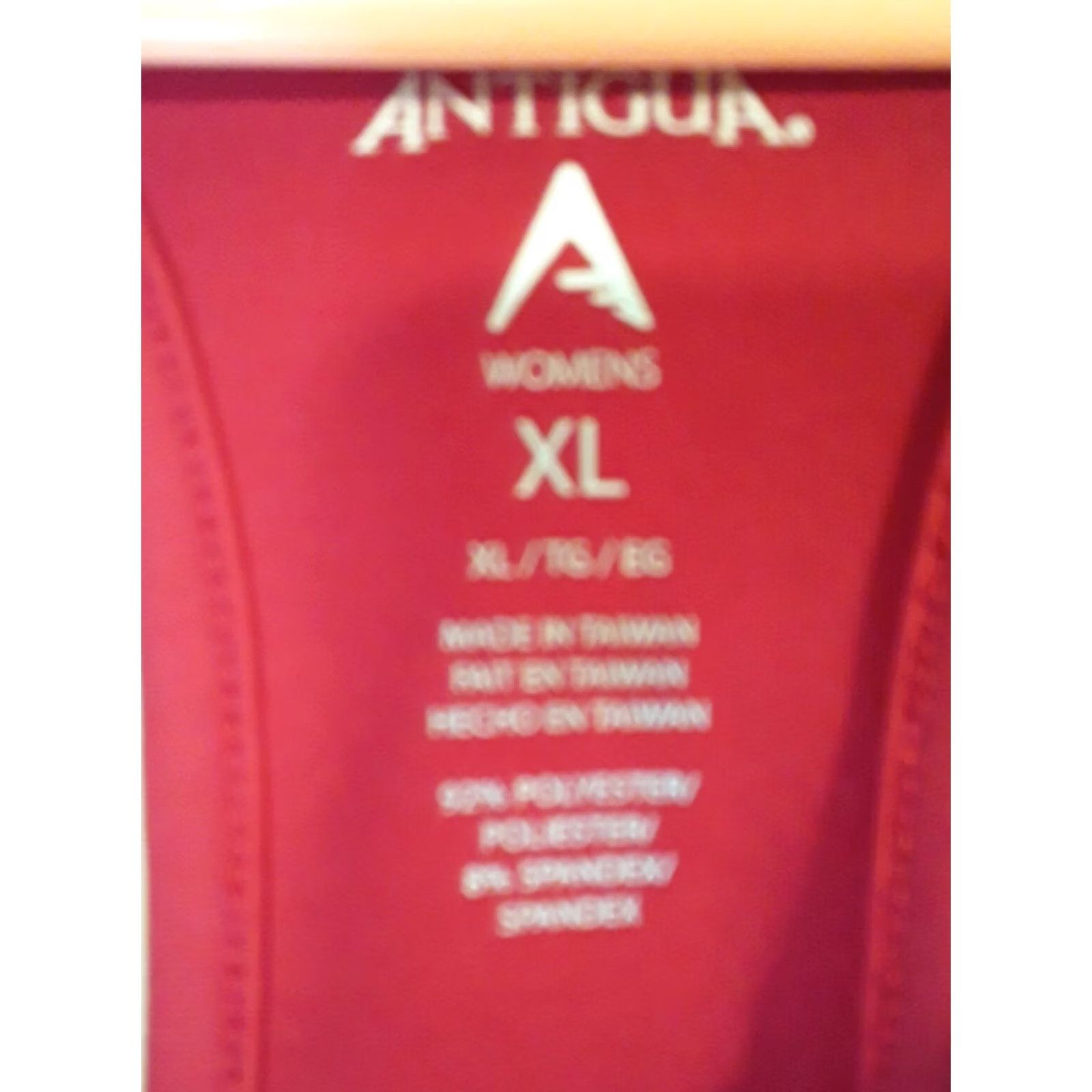J Brand Antigua Tank Top Womens XL Red Poly/Spandex Workout NWT Stretchy Shirt Size XL / US 12-14 / IT 48-50 - 4 Thumbnail