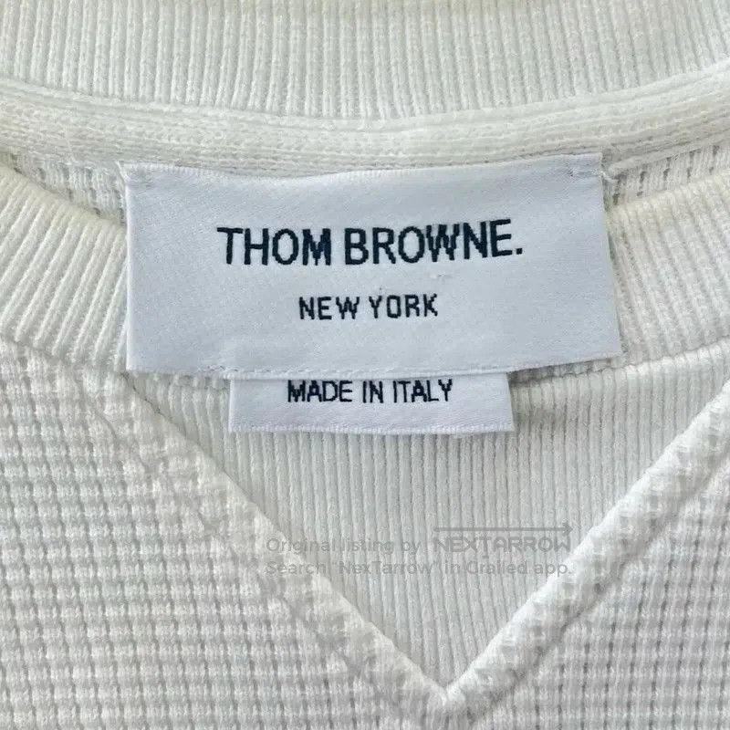 Thom Browne Thom Browne White Tee Shirt for Women . Size S / US 4 / IT 40 - 3 Thumbnail