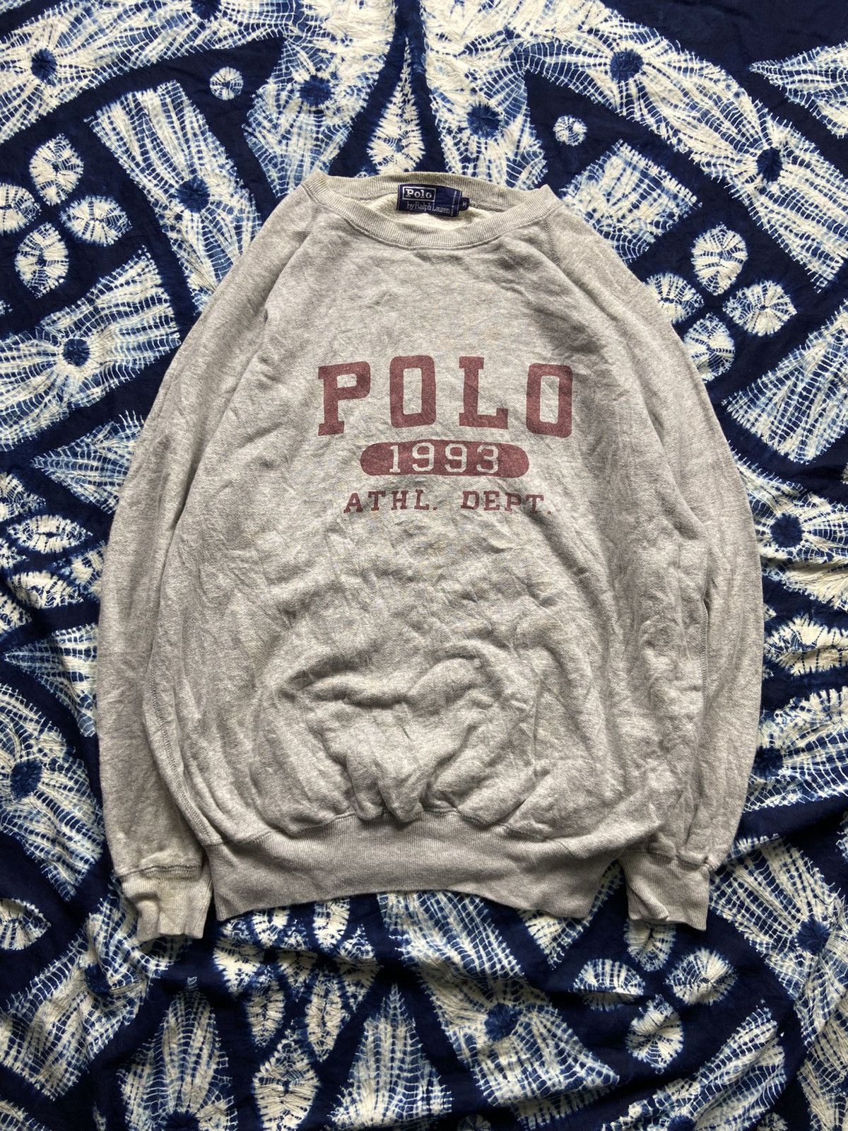 Polo Ralph Lauren × Vintage Vintage 1993 Polo Stadium Sweater Size US M / EU 48-50 / 2 - 2 Thumbnail