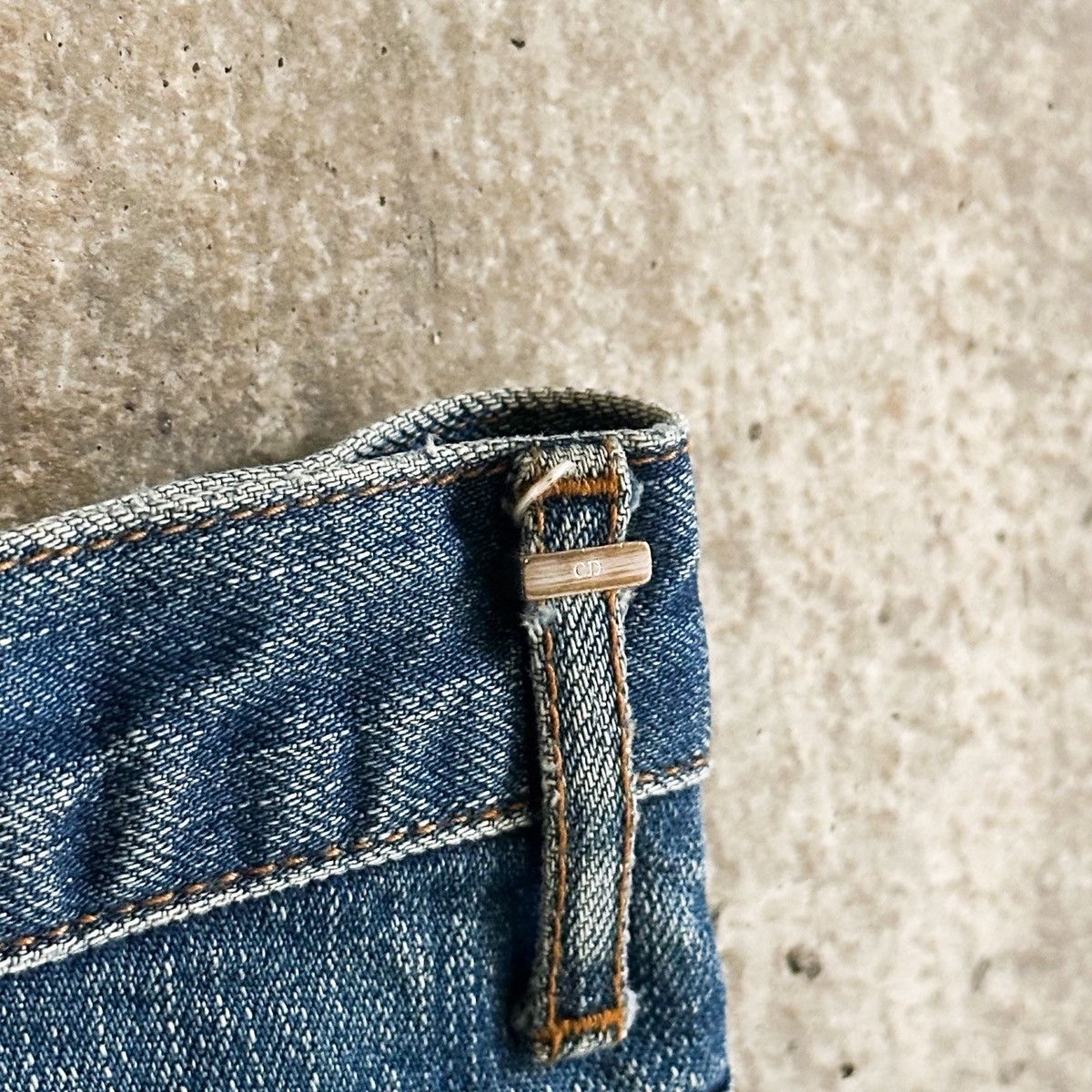 Dior CHRISTOPHE DECARNIN Dior SS03 Hedi Era Clawmark Denim Size US 33 - 6 Thumbnail