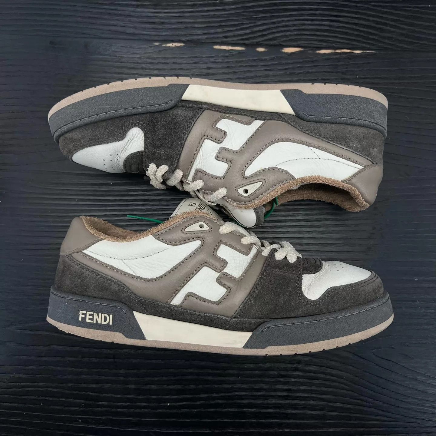 Fendi Fendi Match Brown & White 8.5/42.5 New Size US 9.5 / EU 42-43 - 3 Thumbnail