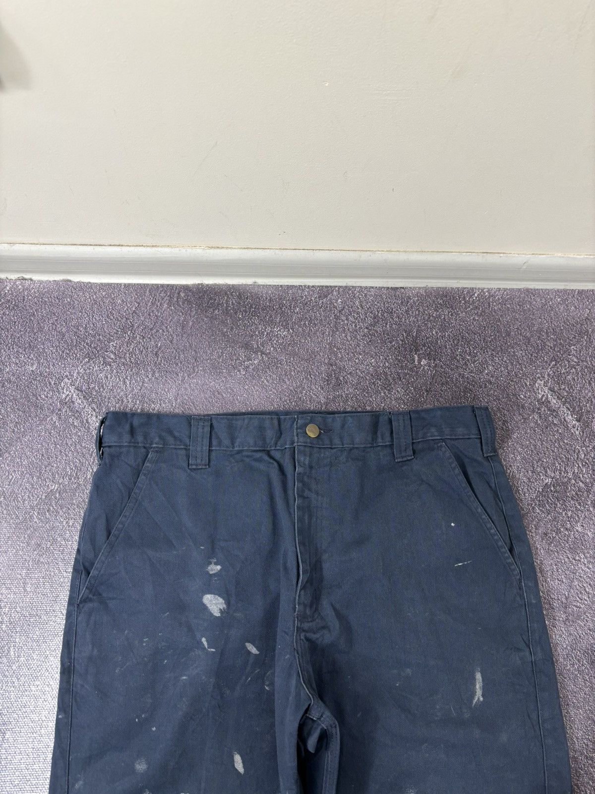 Carhartt Vintage Carhartt Y2K Skate Navy Baggy Blended Twill Pants Size US 38 / EU 54 - 14 Thumbnail