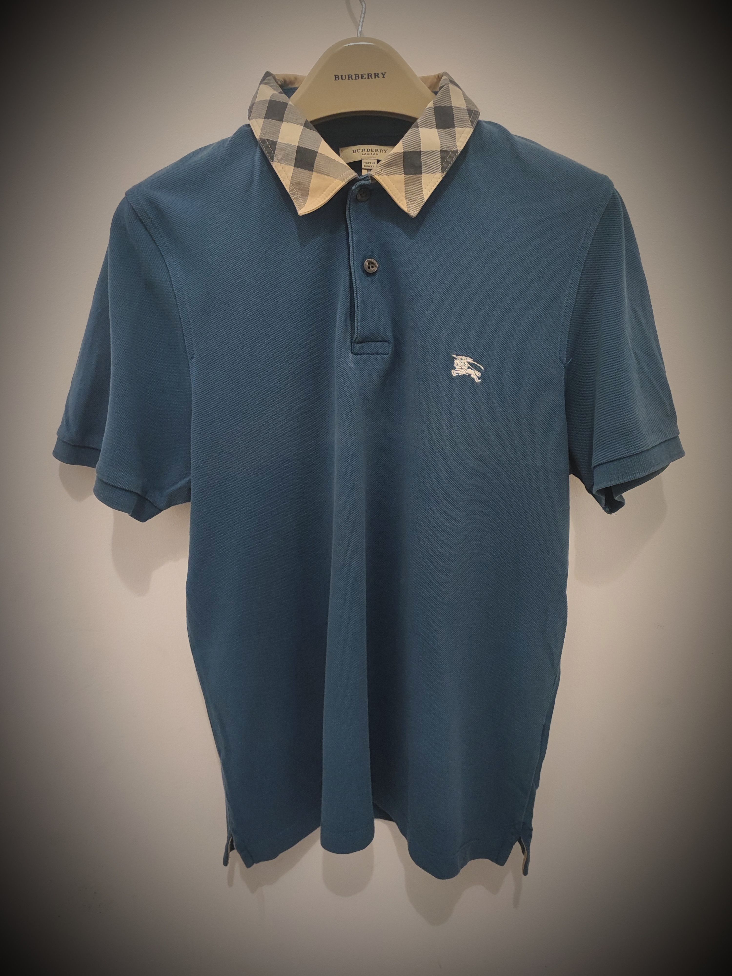 Burberry 🔥Rare Burberry Polo with tartan pattern🔥 Size US M / EU 48-50 / 2 - 2 Thumbnail