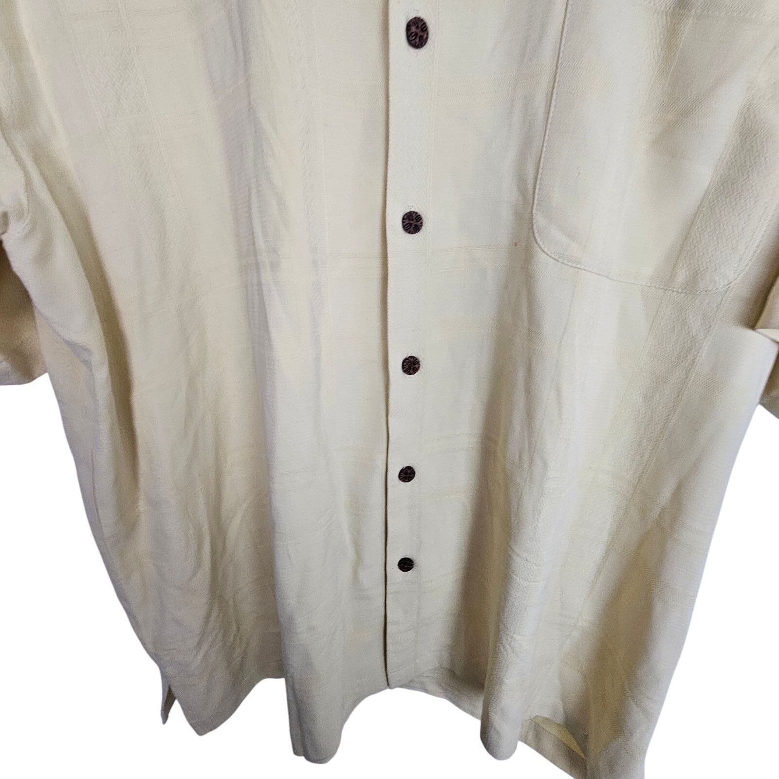 Tommy Bahama Tommy Bahama Mens Hawaiian SIlk Shirt XL Resortwear Tropical Size US XL / EU 56 / 4 - 3 Thumbnail