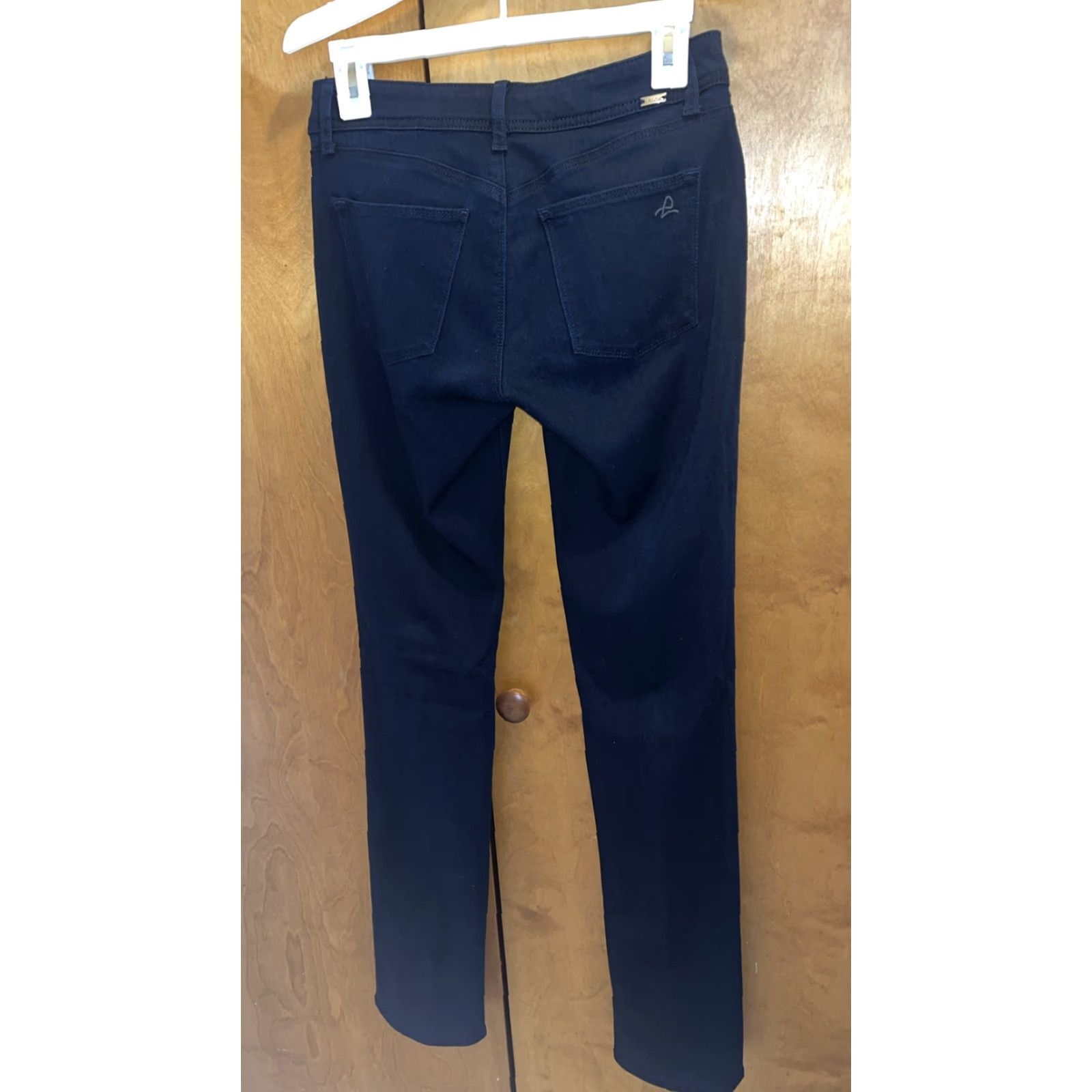 DL1961 DL1961 Coco Curvy Straight Jeans Flatiron Dark Wash 4 Way Stretch Size 26 Womens Size 26" / US 2 / IT 38 - 2 Thumbnail