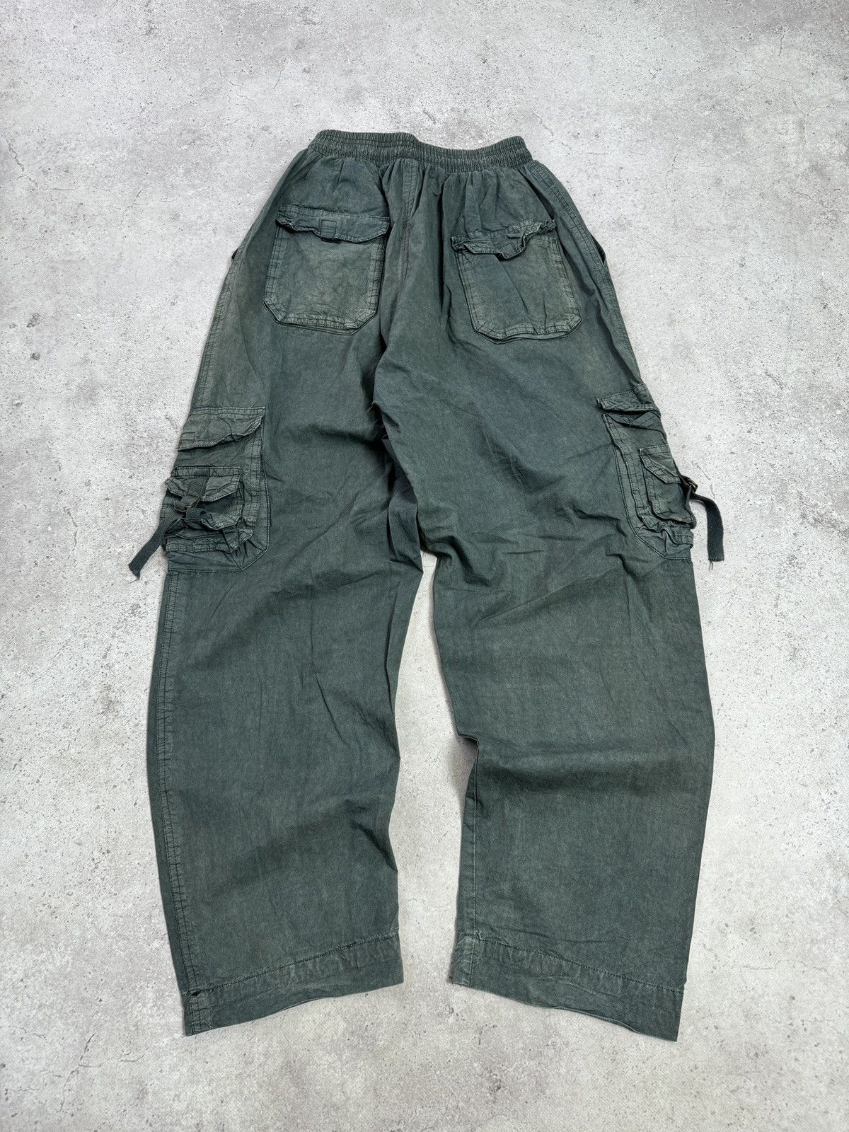 If Six Was Nine × Japanese Brand × Junya Watanabe Vintage Japanese Brand Y2K Faded Cargo Pants Size US 32 / EU 48 - 3 Thumbnail