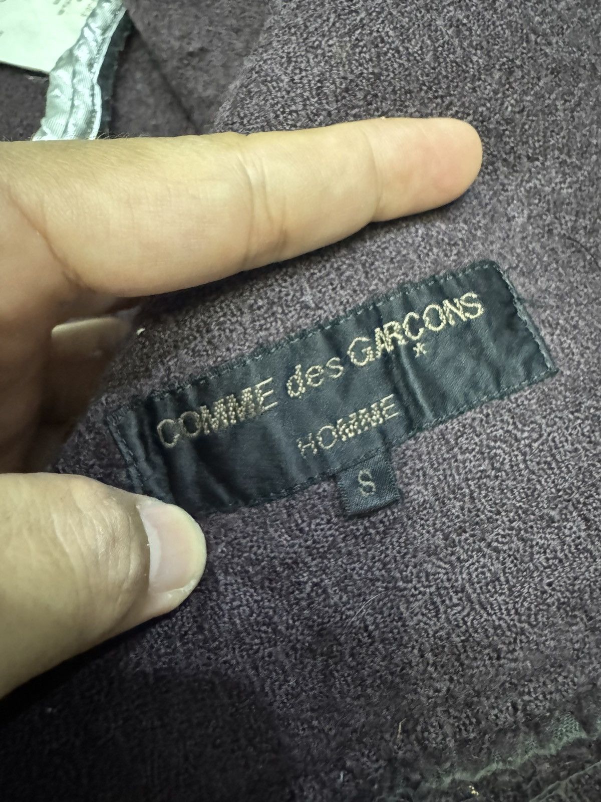 Comme des Garcons VINTAGE CDG HOMME KNITTED WOOL JACKET BLAZER Size US S / EU 44-46 / 1 - 7 Thumbnail