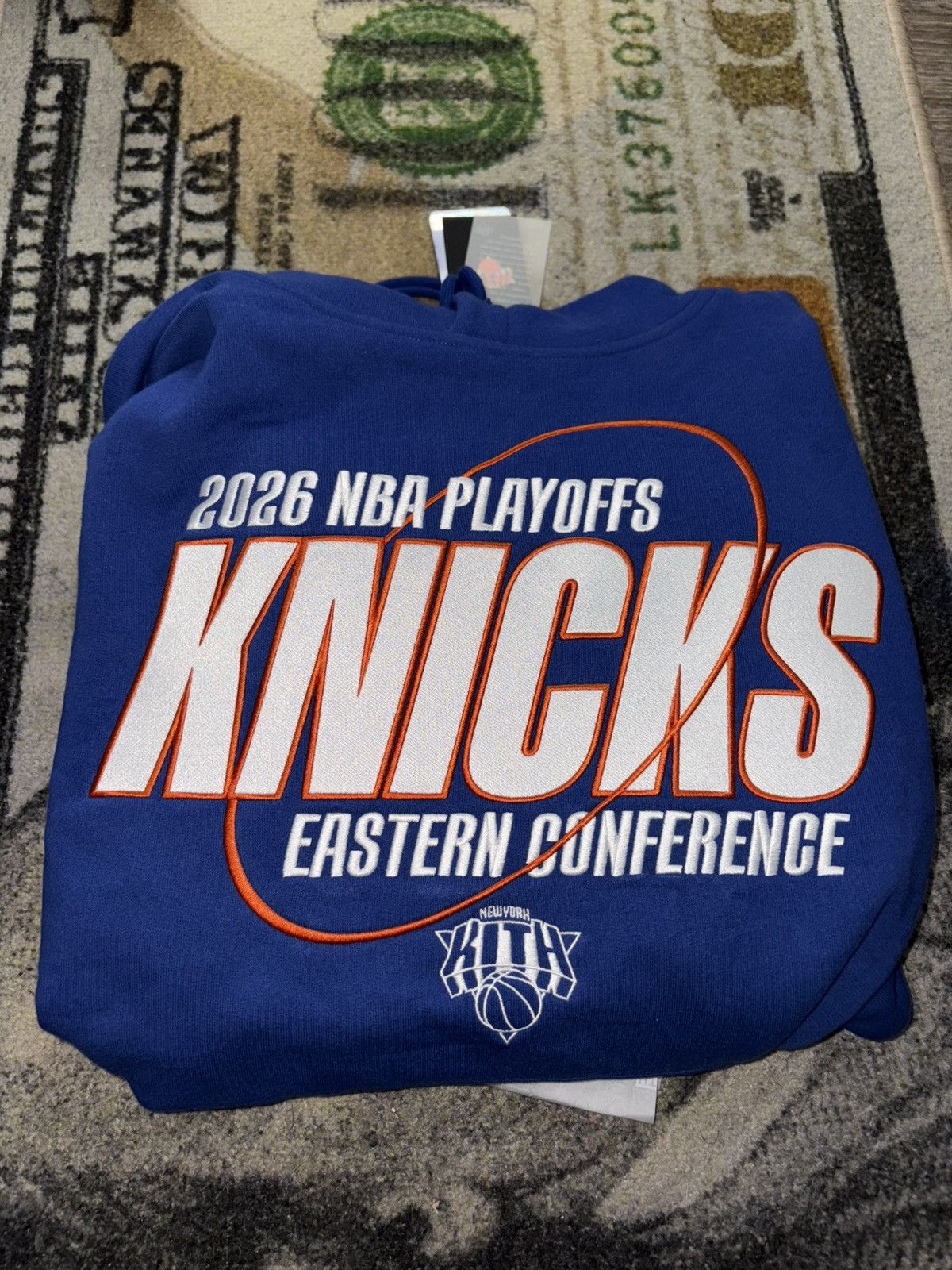 Kith × NBA Kith NBA New York Knicks Playoff Nelson Hoodie Size US L / EU 52-54 / 3 - 1 Thumbnail