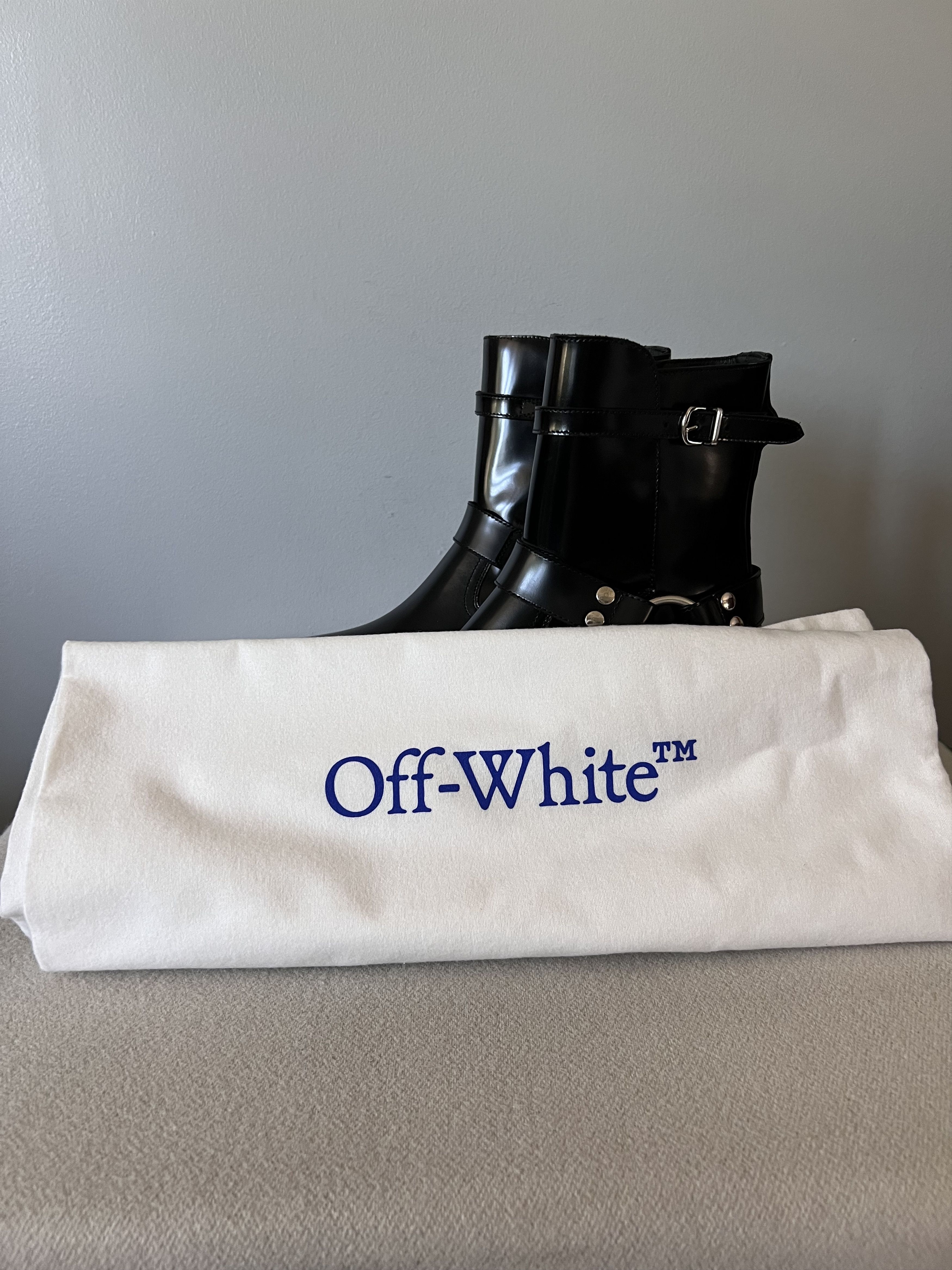 Off-White Off White Harness Exploration Motor Ankle Boots in Black Size US 10 / EU 43 - 7 Thumbnail