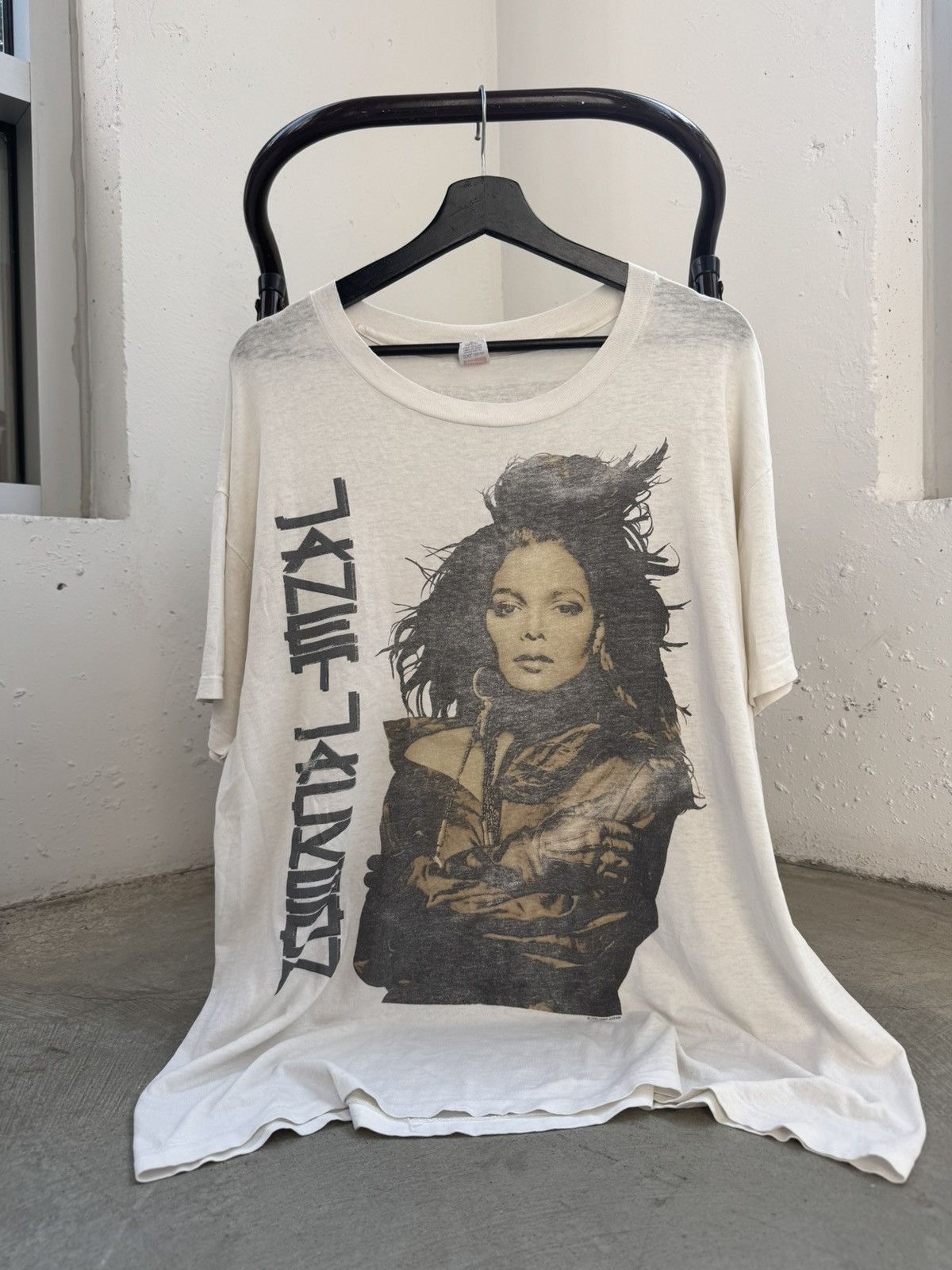 Rap Tees Vintage 90s Rap Tee Style Janet Jackson Paper Thin Tee Rare Size US XXL / EU 58 / 5 - 1 Thumbnail