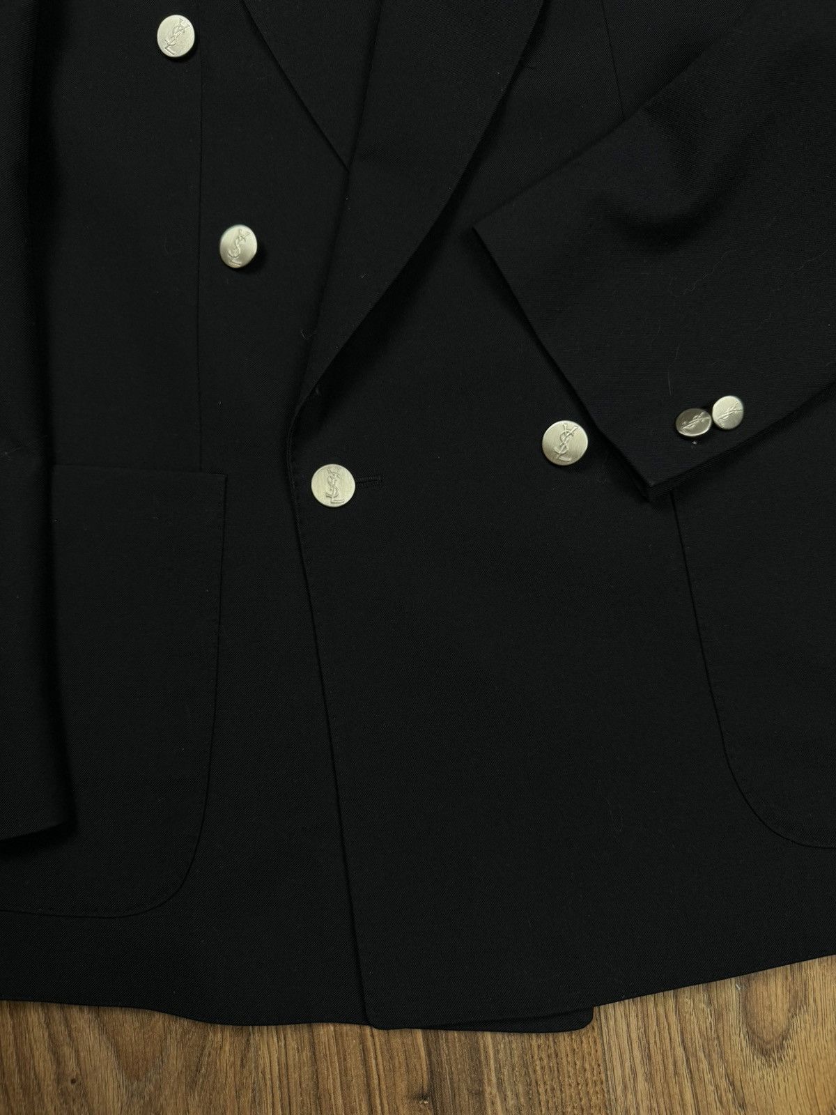 Yves Saint Laurent Vintage wool blazer Yves Saint Laurent original luxury item Size 50L - 2 Thumbnail