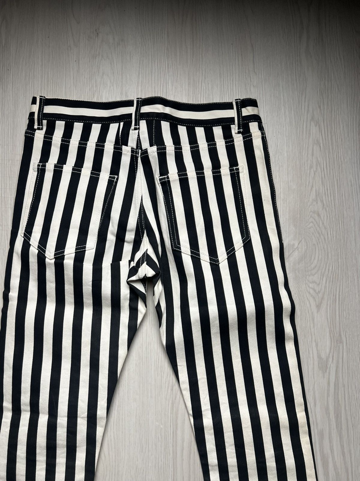 Hedi Slimane × Saint Laurent Paris SS13 Saint Laurent Hedi Slimane Striped Jeans Size US 29 - 4 Thumbnail