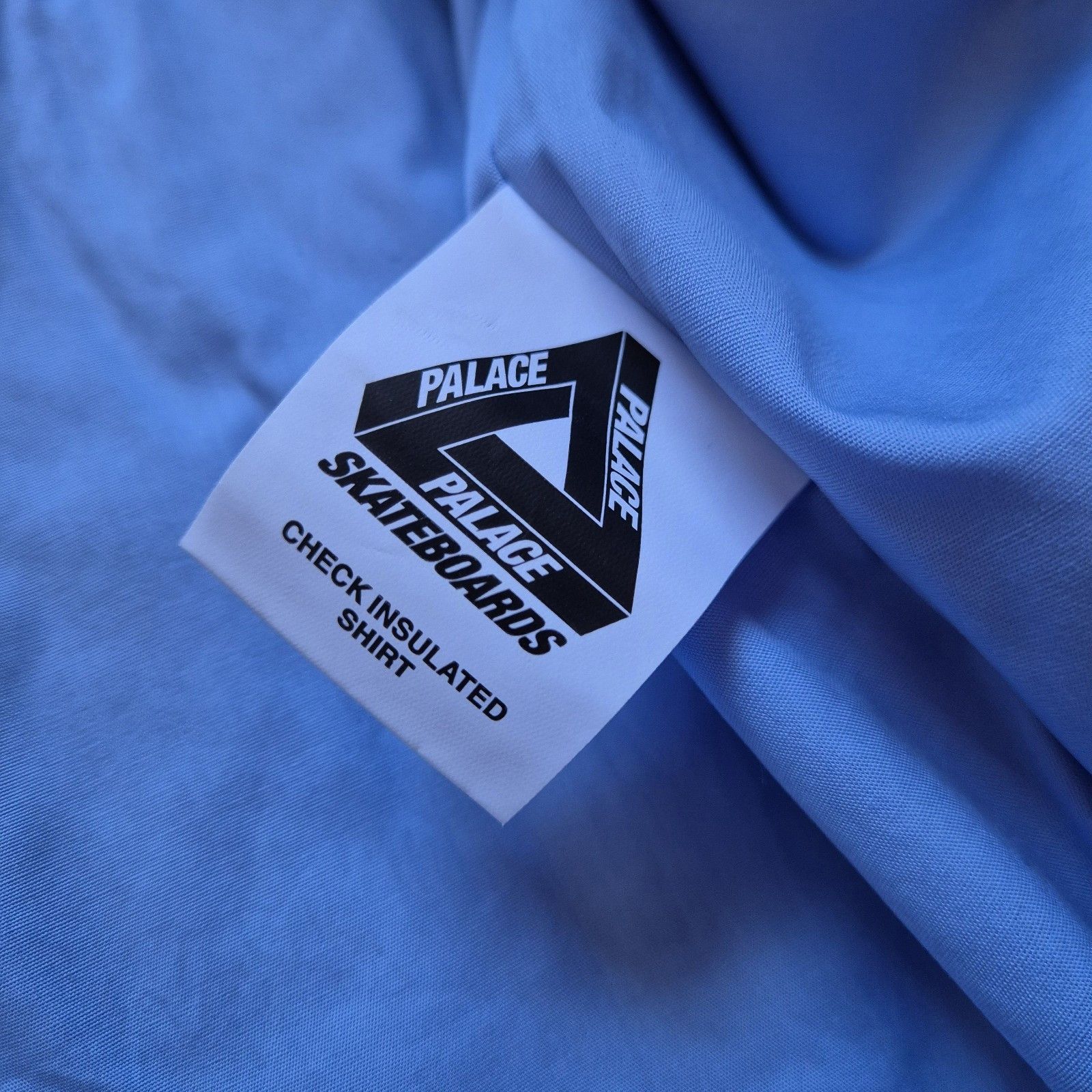 Palace Palace Check Insulated Check Shirt Faint Blue Large New FW24 Size US L / EU 52-54 / 3 - 6 Thumbnail