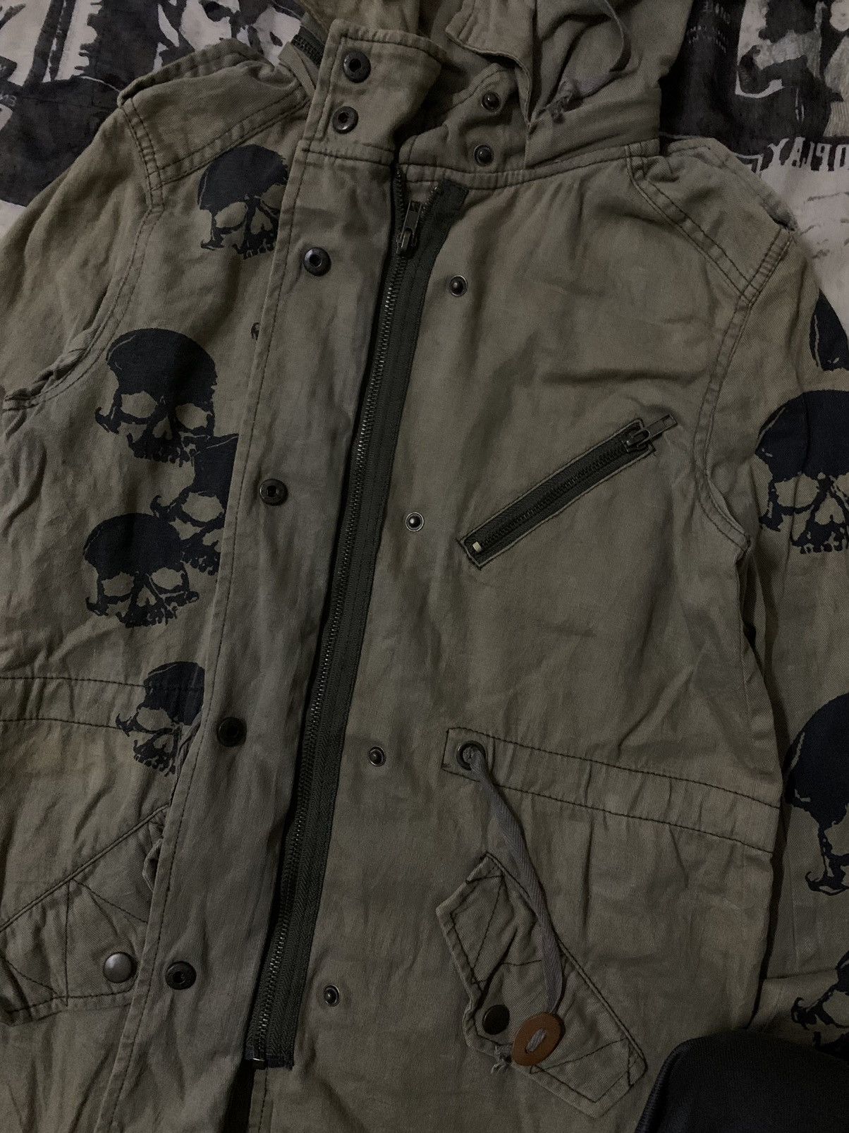 Le Grande Bleu (L.G.B.) Avant Garde Gled News Military Gorpcore Hoodie Jacket Size S / US 4 / IT 40 - 2 Thumbnail