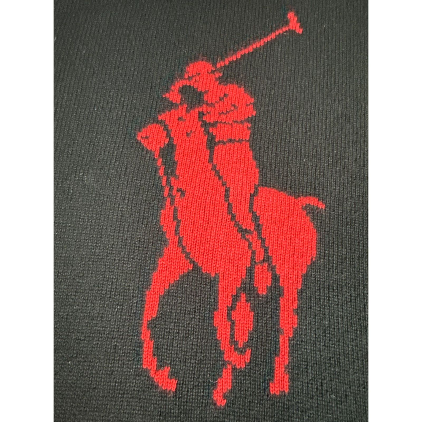 Ralph Lauren VINTAGE Polo Ralph Lauren 100% Cashmere Big Pony Turtle Neck Sweater Sz L 90s Black Mens Pullover Knits? Size US L / EU 52-54 / 3 - 2 Thumbnail
