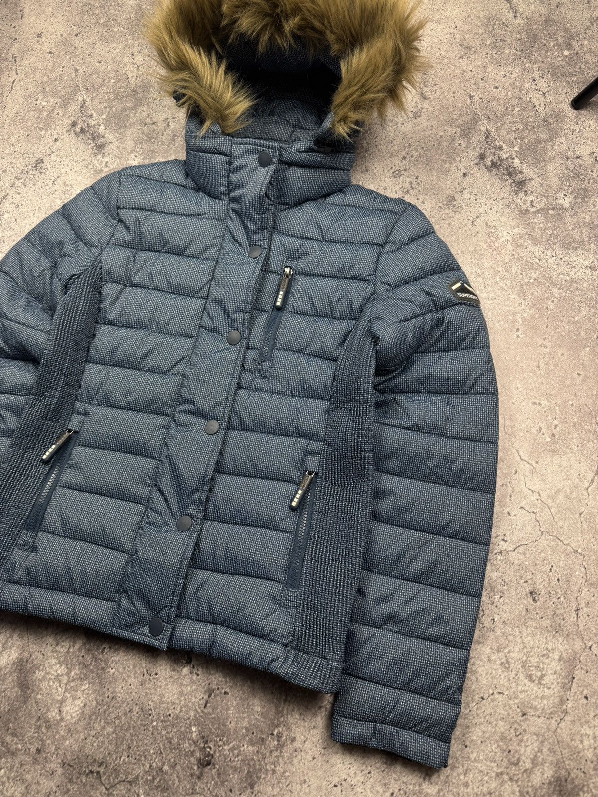 Superdry Superdry Y2K Super Fur Hoodie Jacket LGB Japanese style Size S / US 4 / IT 40 - 2 Thumbnail