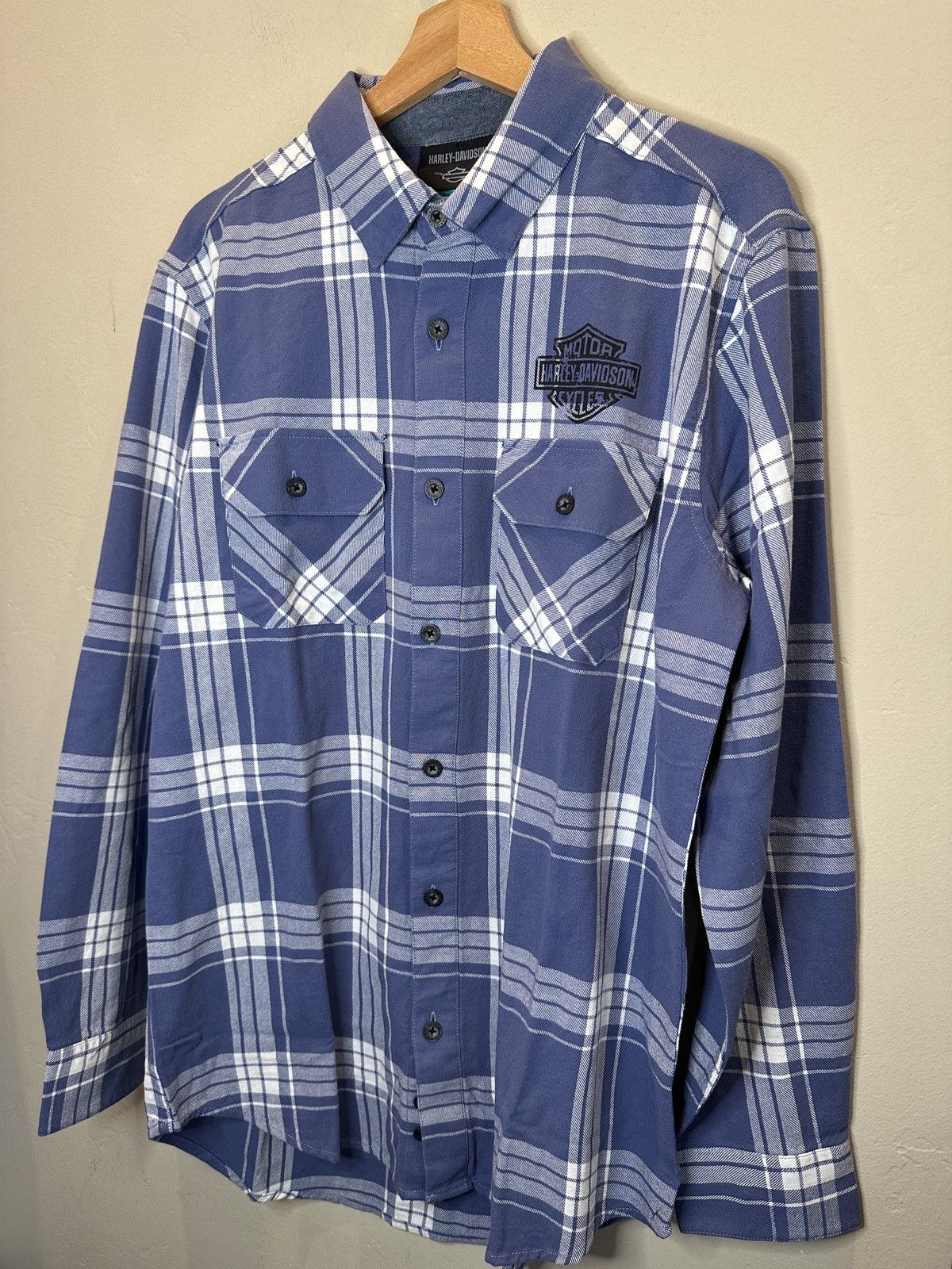 Designer × Harley Davidson RARE New Harley Davidson Double Pocket Button Shirt Shacket Size US M / EU 48-50 / 2 - 2 Thumbnail
