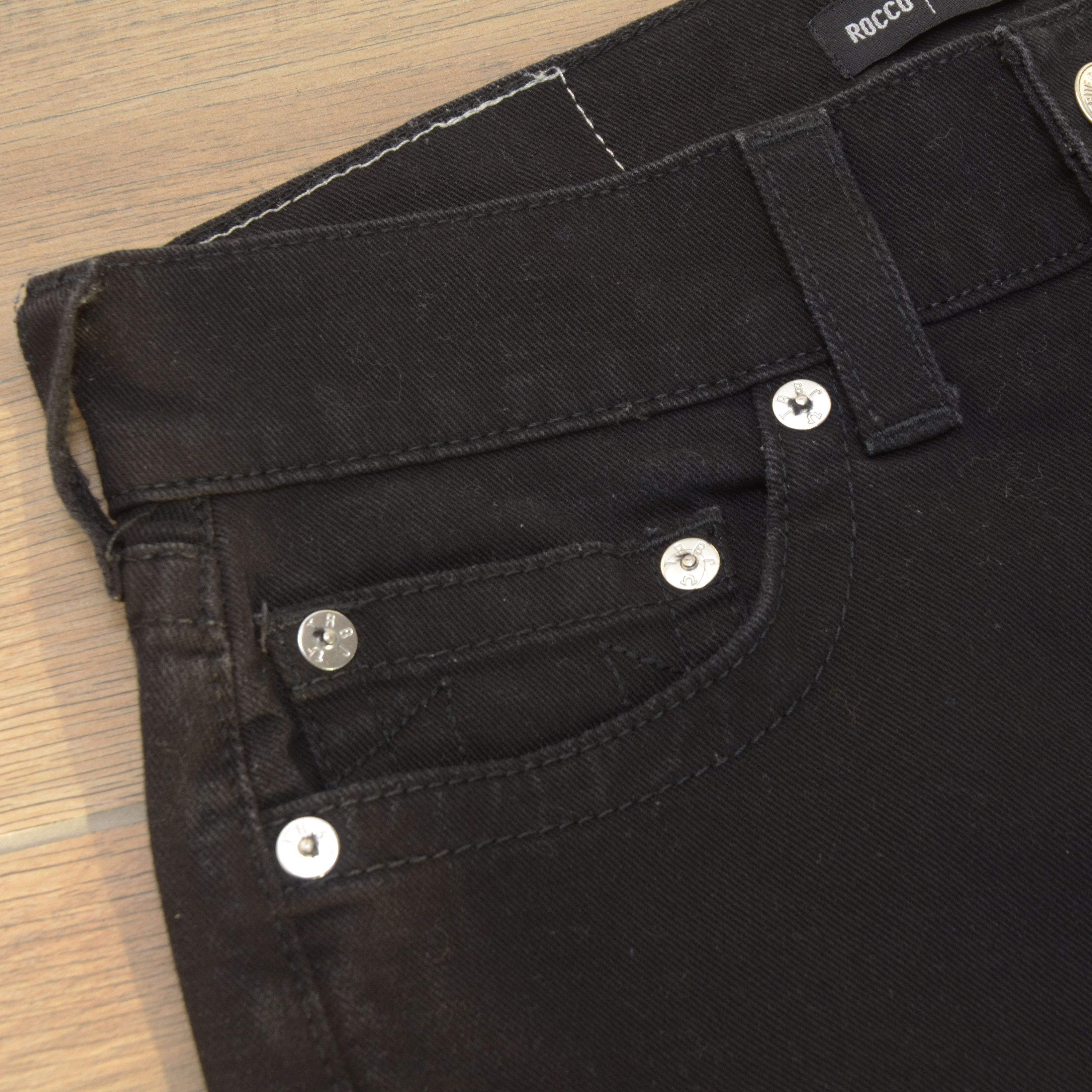 True Religion True Religion Rocco Relaxed Skinny jeans y2k black denim Size US 30 / EU 46 - 4 Thumbnail