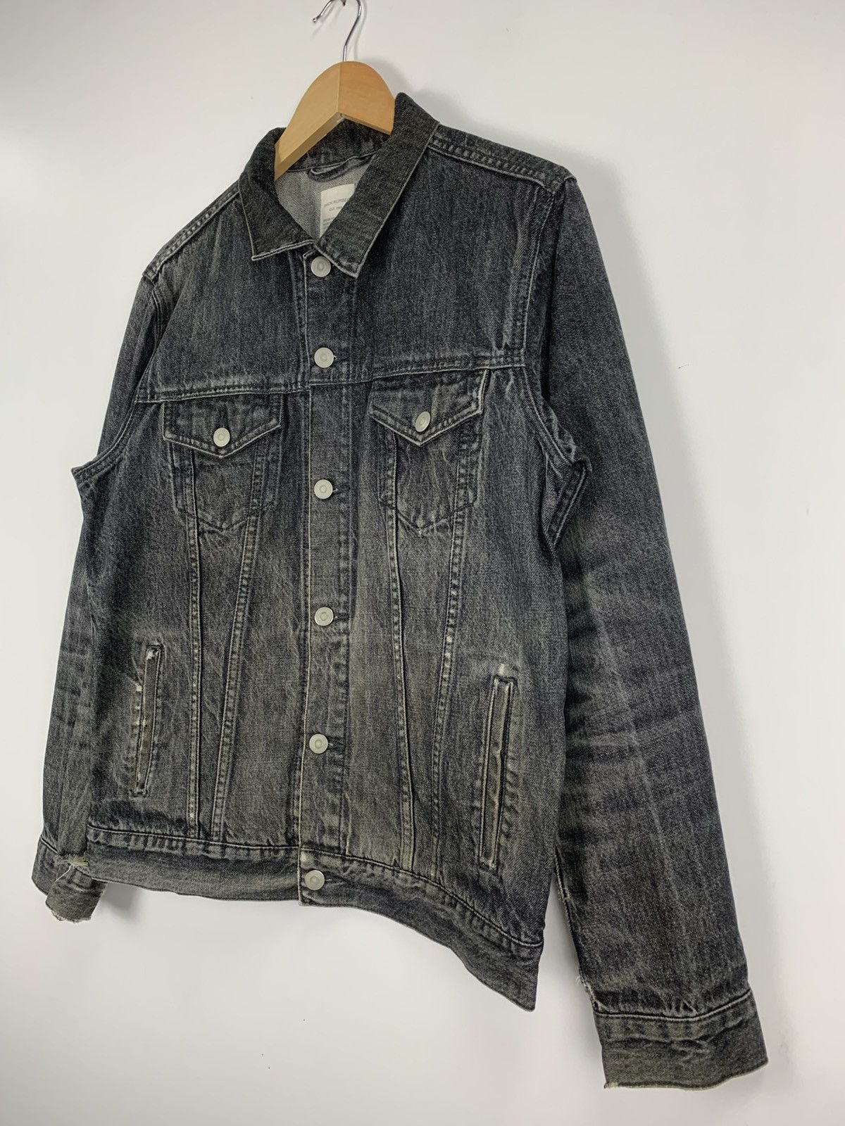 Japanese Brand Vintage Black Number Denim Jacket Size US L / EU 52-54 / 3 - 4 Thumbnail