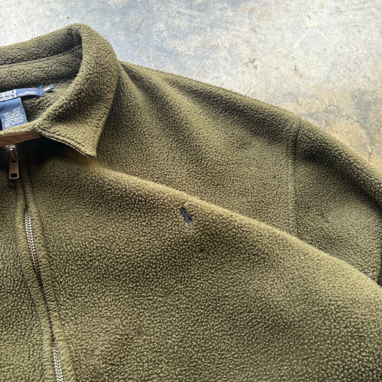 Polo Ralph Lauren Rare Vintage 90s Polo Ralph lauren Zip Up Fleece Size US XL / EU 56 / 4 - 2 Thumbnail