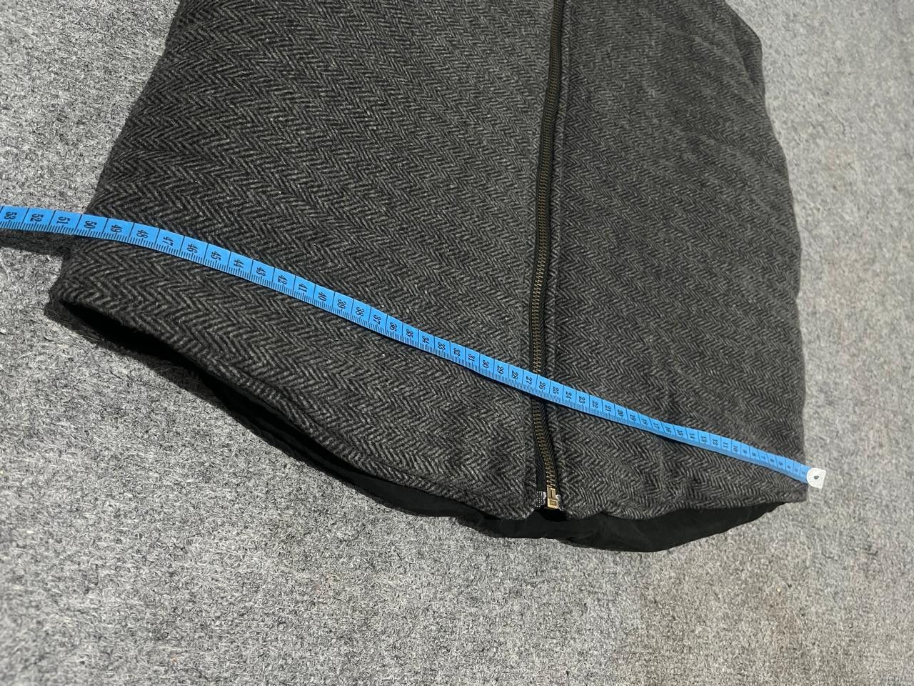 If Six Was Nine Lauren Herringbone Pattern Hooded Gilet Vest Grey Size US M / EU 48-50 / 2 - 12 Thumbnail