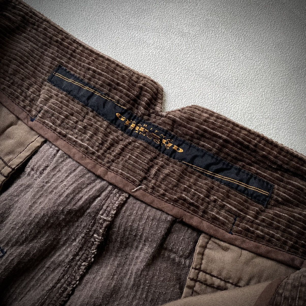 marithe francois girbaud corduroy buckle back pants