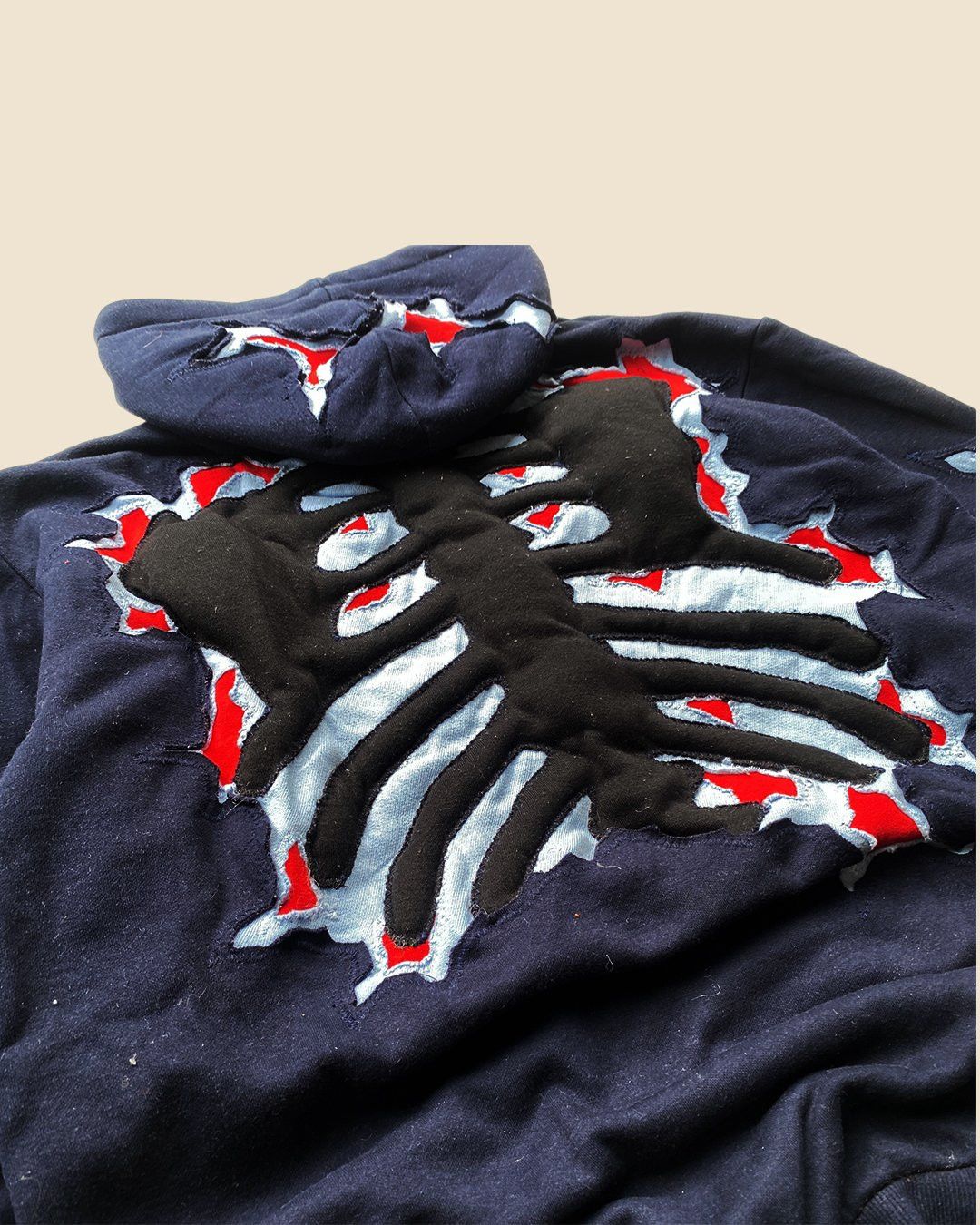 Other 1 OF 1 REWORKED 3D PUFF SKELETON BLUE FLAME SIZE L Size US L / EU 52-54 / 3 - 4 Thumbnail