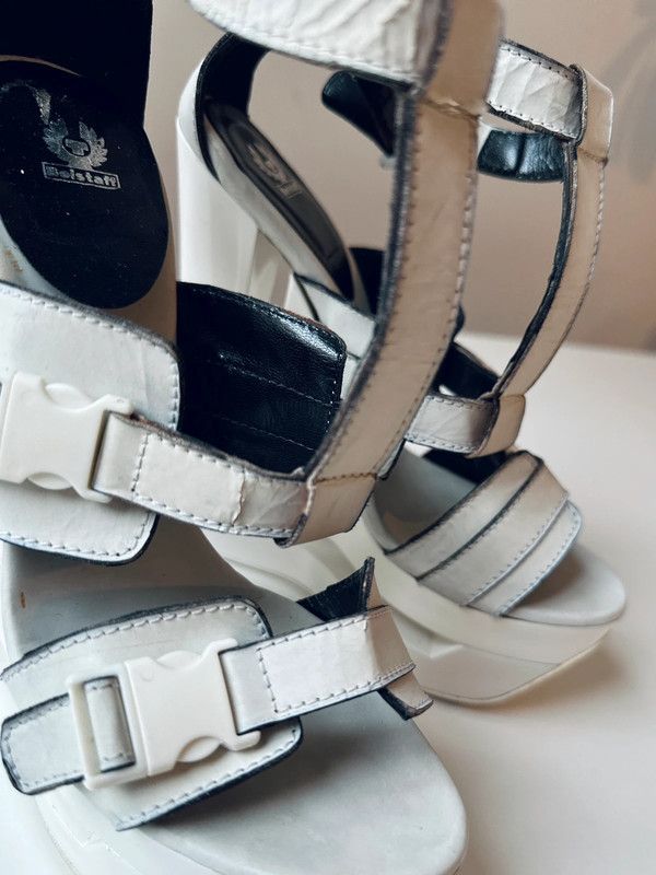 Belstaff Belstaff Leather Heeled Shoes Size Eu 37 Size US 7 / IT 37 - 12 Thumbnail