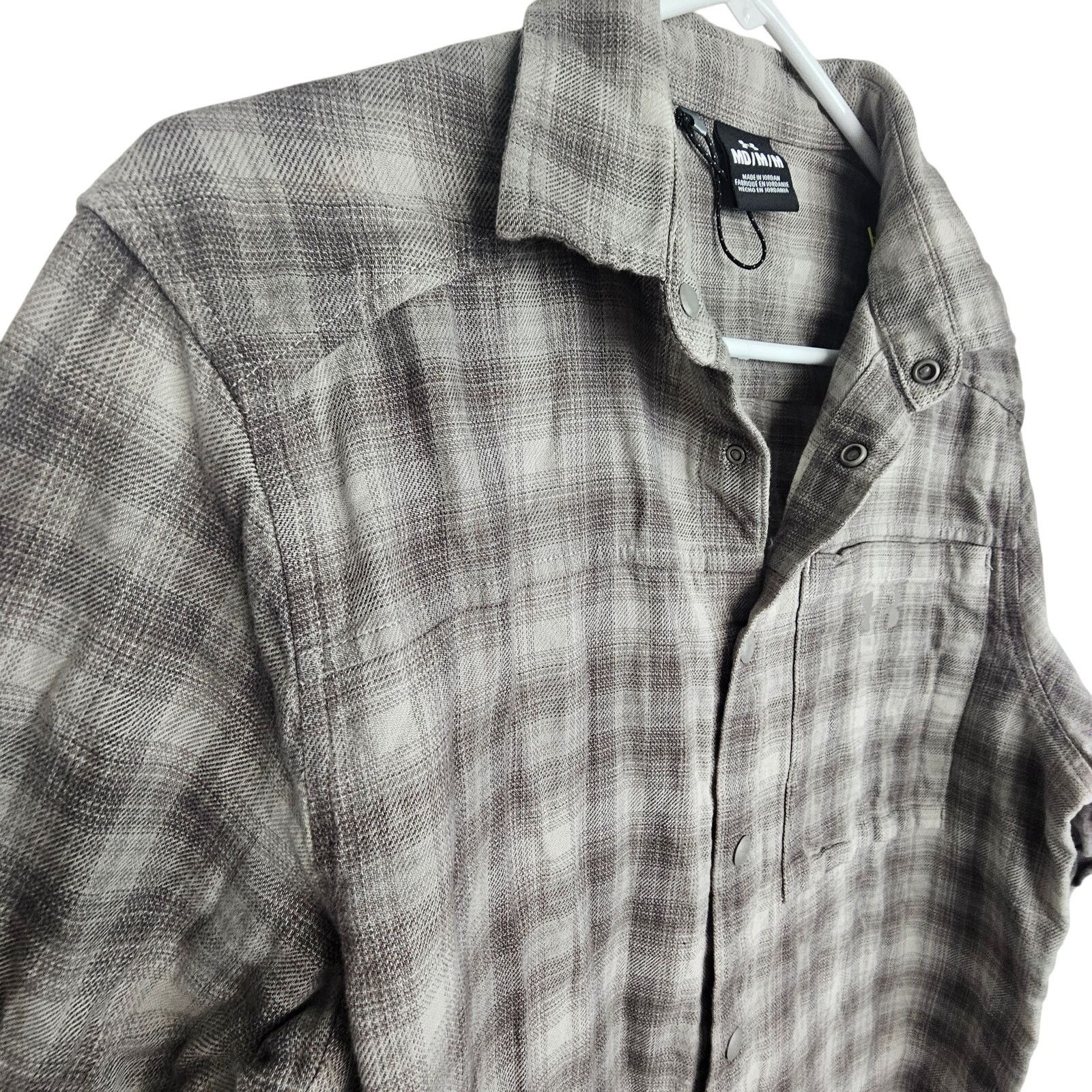 Under Armour Under Armour Mens Plaid Tradesman Flex Flannel Shirt M Gorp Size US M / EU 48-50 / 2 - 5 Thumbnail